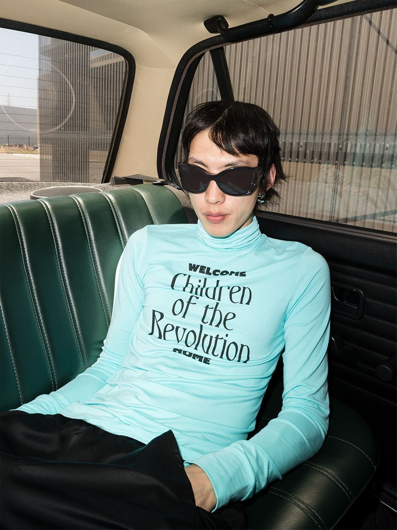 BALENCIAGA Void butterfly-frame sunglasses outlook