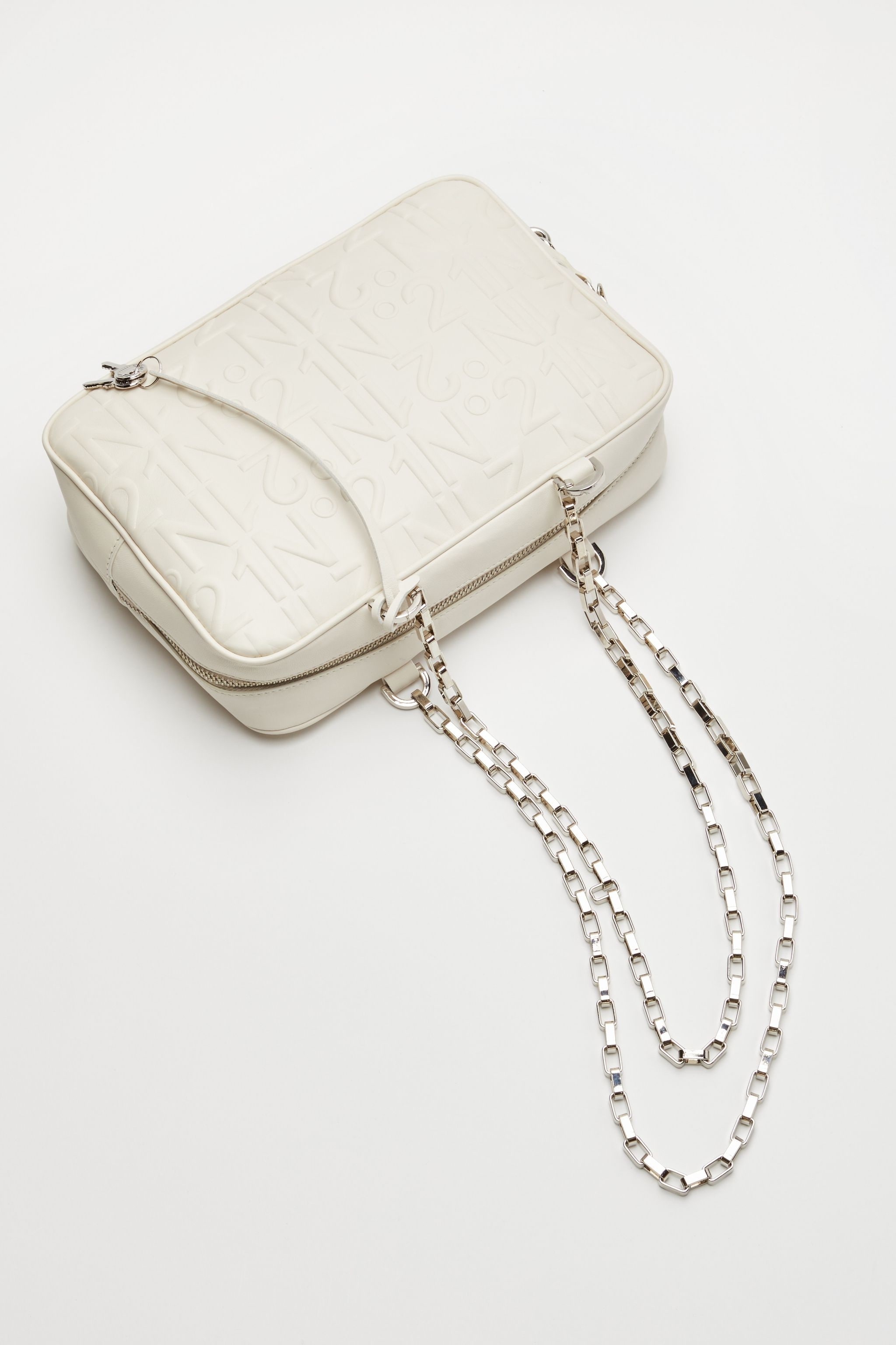 BAULETTO SMALL LOGO-EMBOSSED BAG - 4