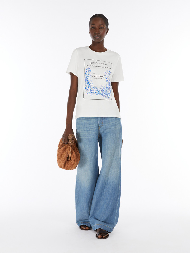 WEEKEND Max Mara TEIERA Printed cotton T-shirt outlook