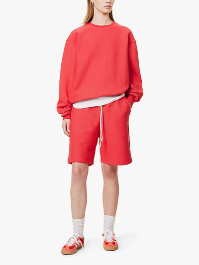 Champion Brand-embroidered drawstring-waist cotton-blend jersey shorts outlook