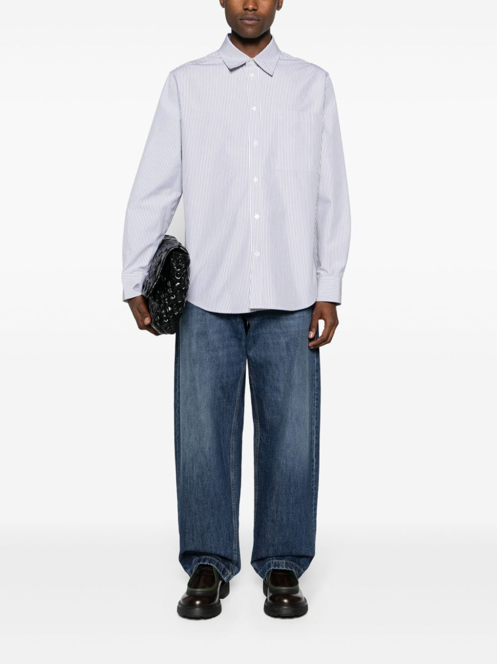 Bottega Veneta Men Camicia Con Logo - 7