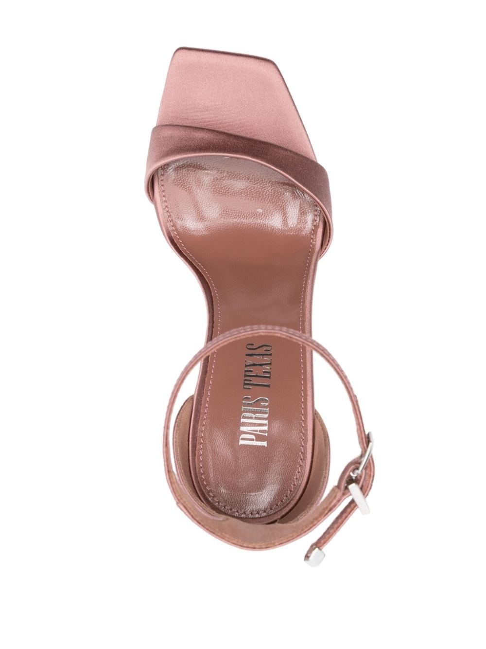 Stiletto 105mm satin sandals - 4
