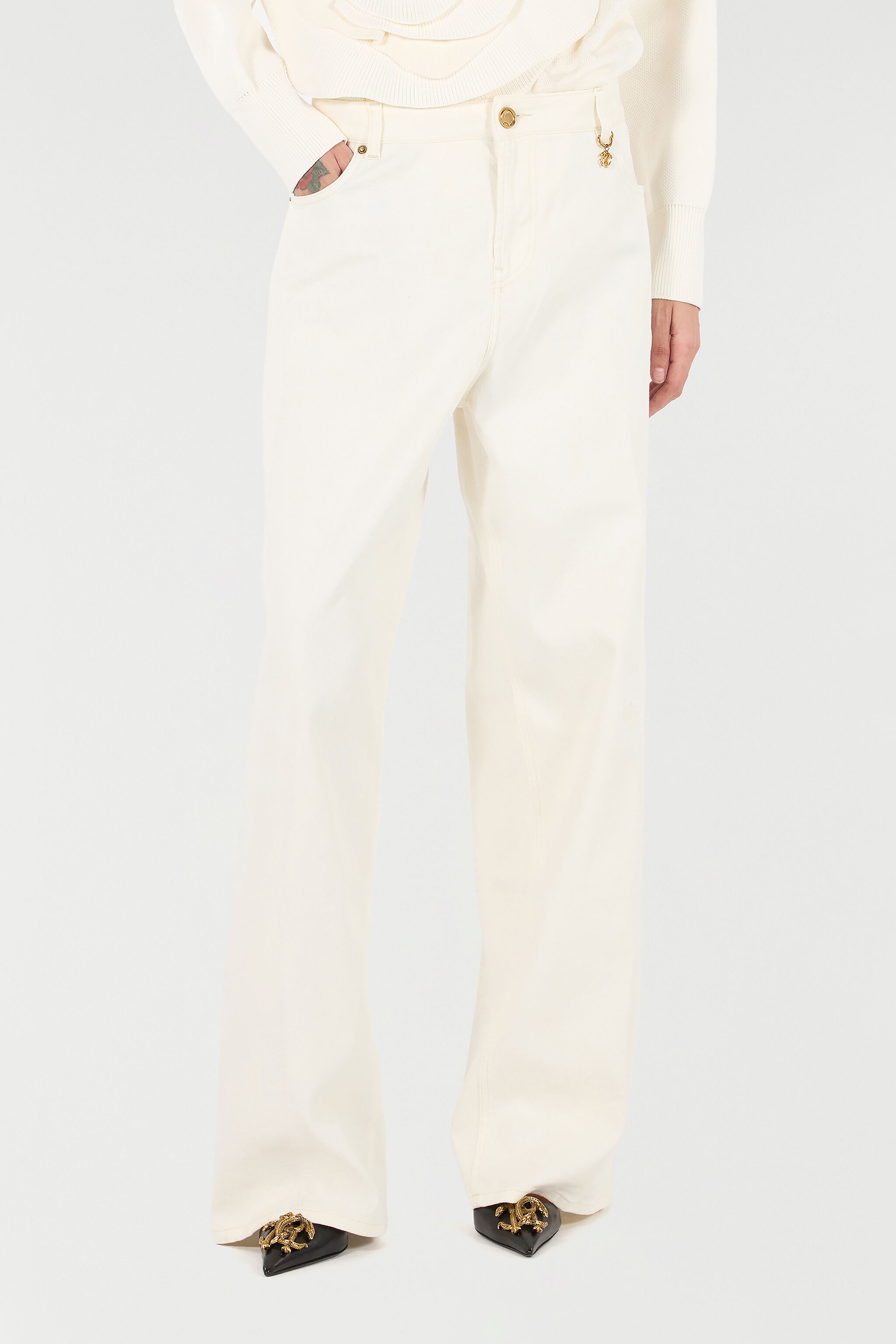 Python-Print Palazzo Pants - 3