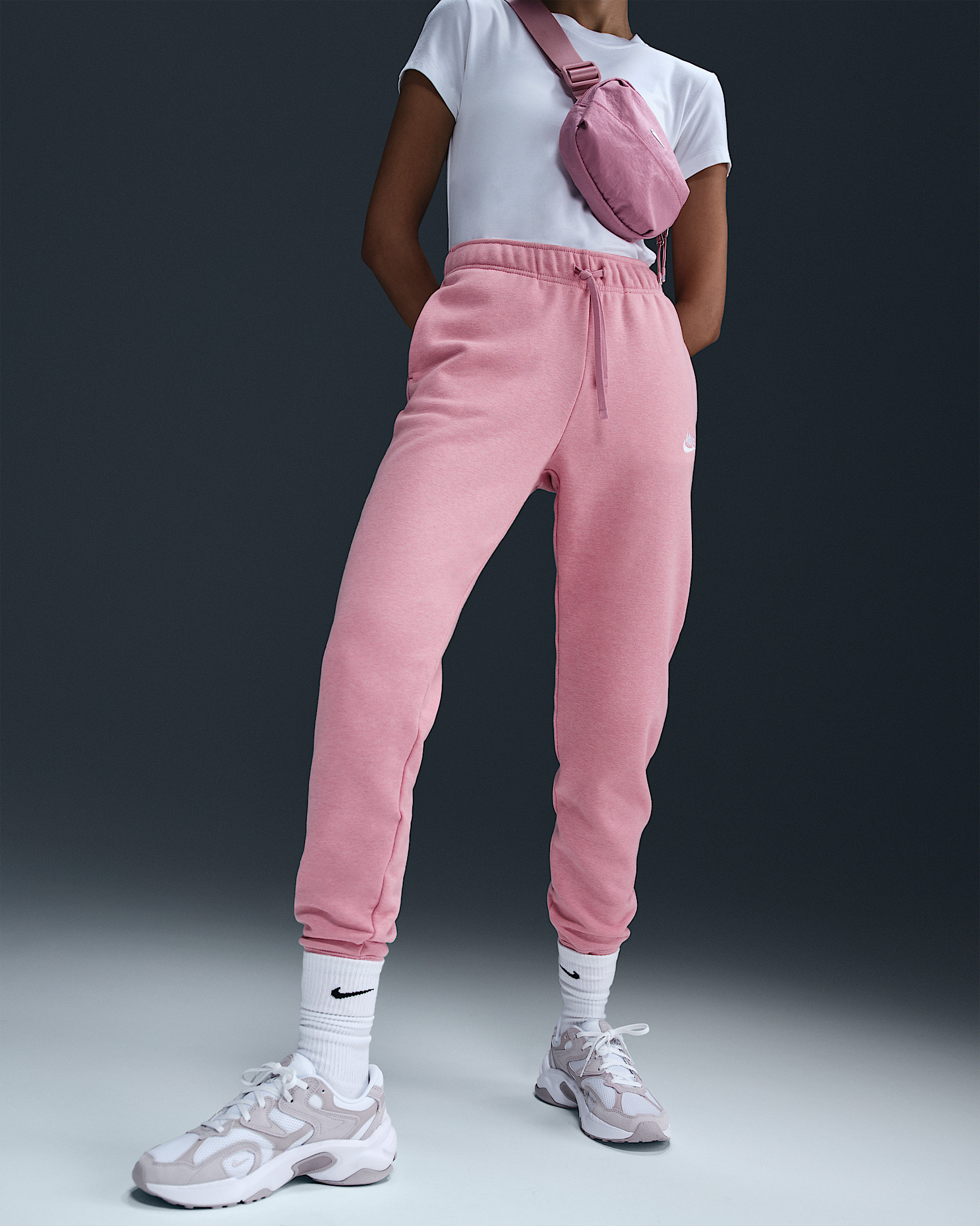 Nike Sportswear Club Fleece Women's Mid-Rise Joggers - 2
