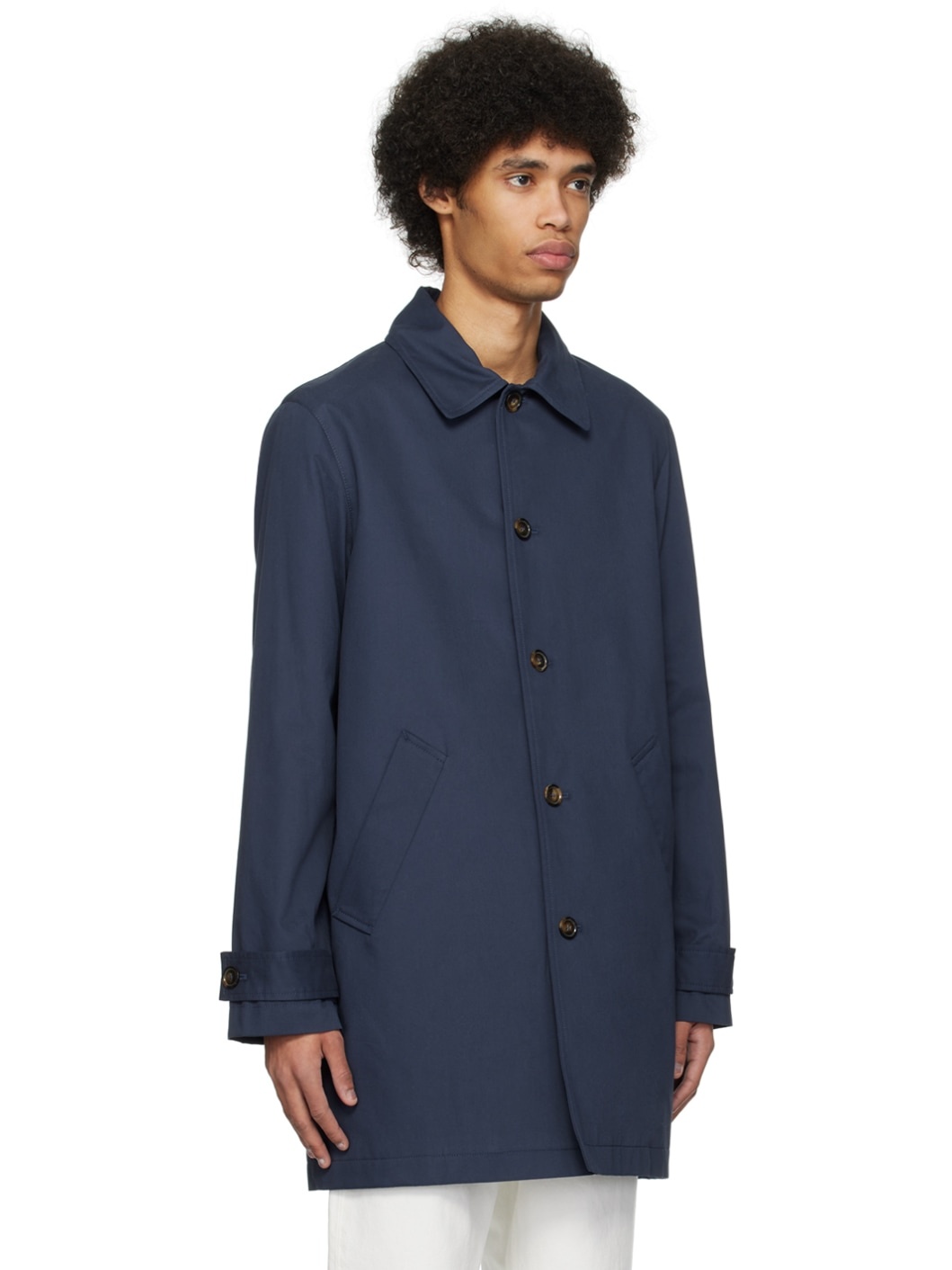 Navy Victor Coat - 2