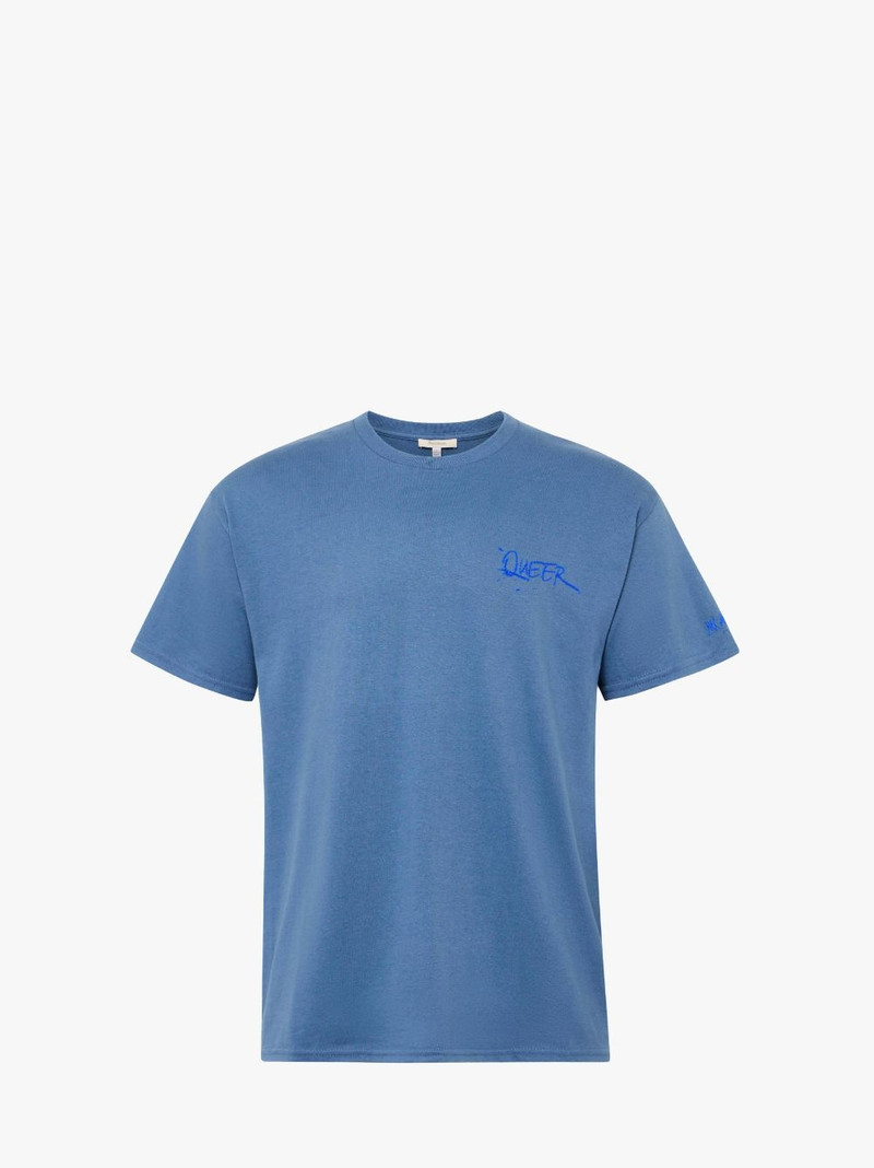 JW ANDERSON X QUEER T-SHIRT WITH TEXT PRINT 1