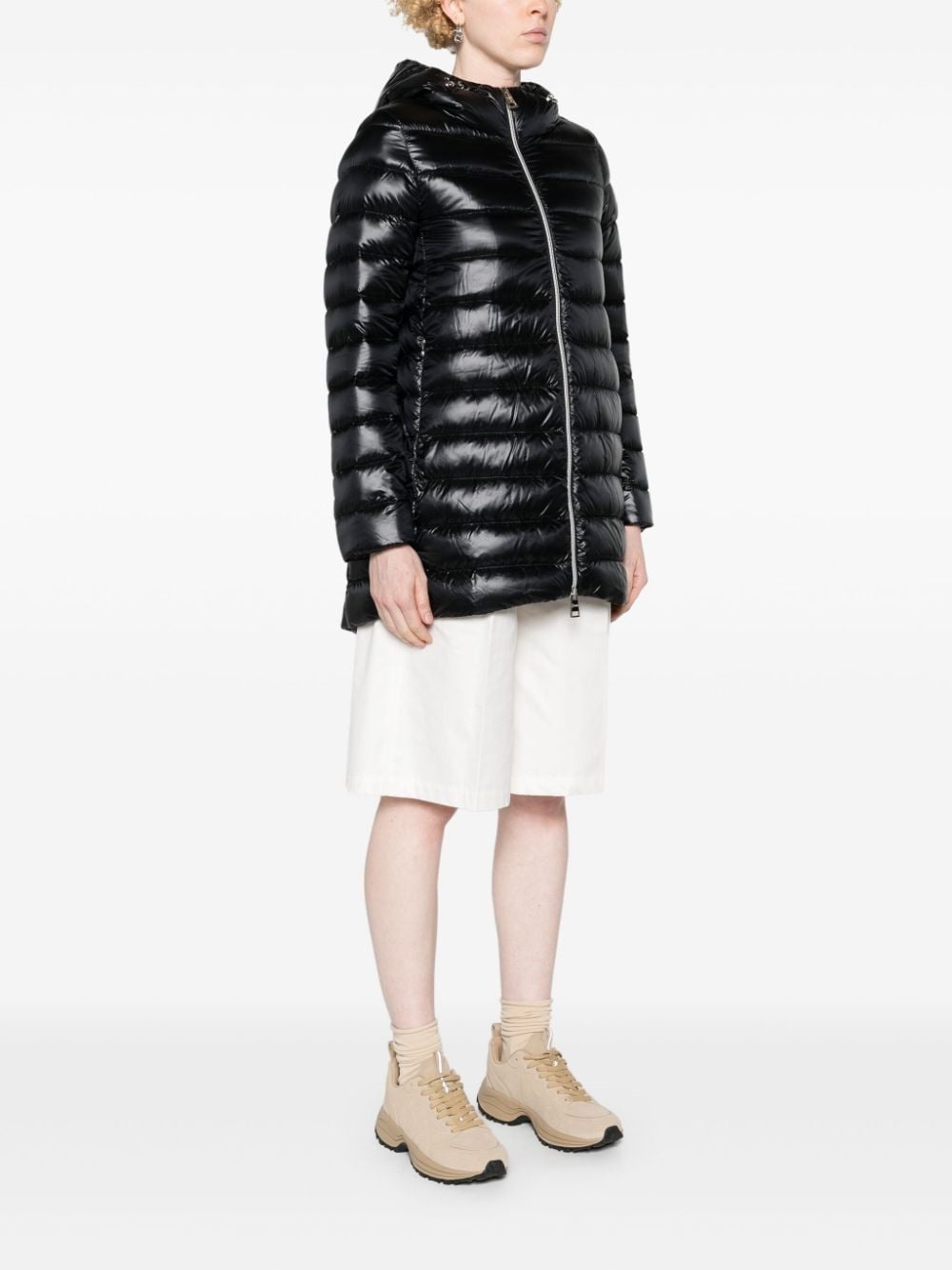 hooded puffer parka - 3