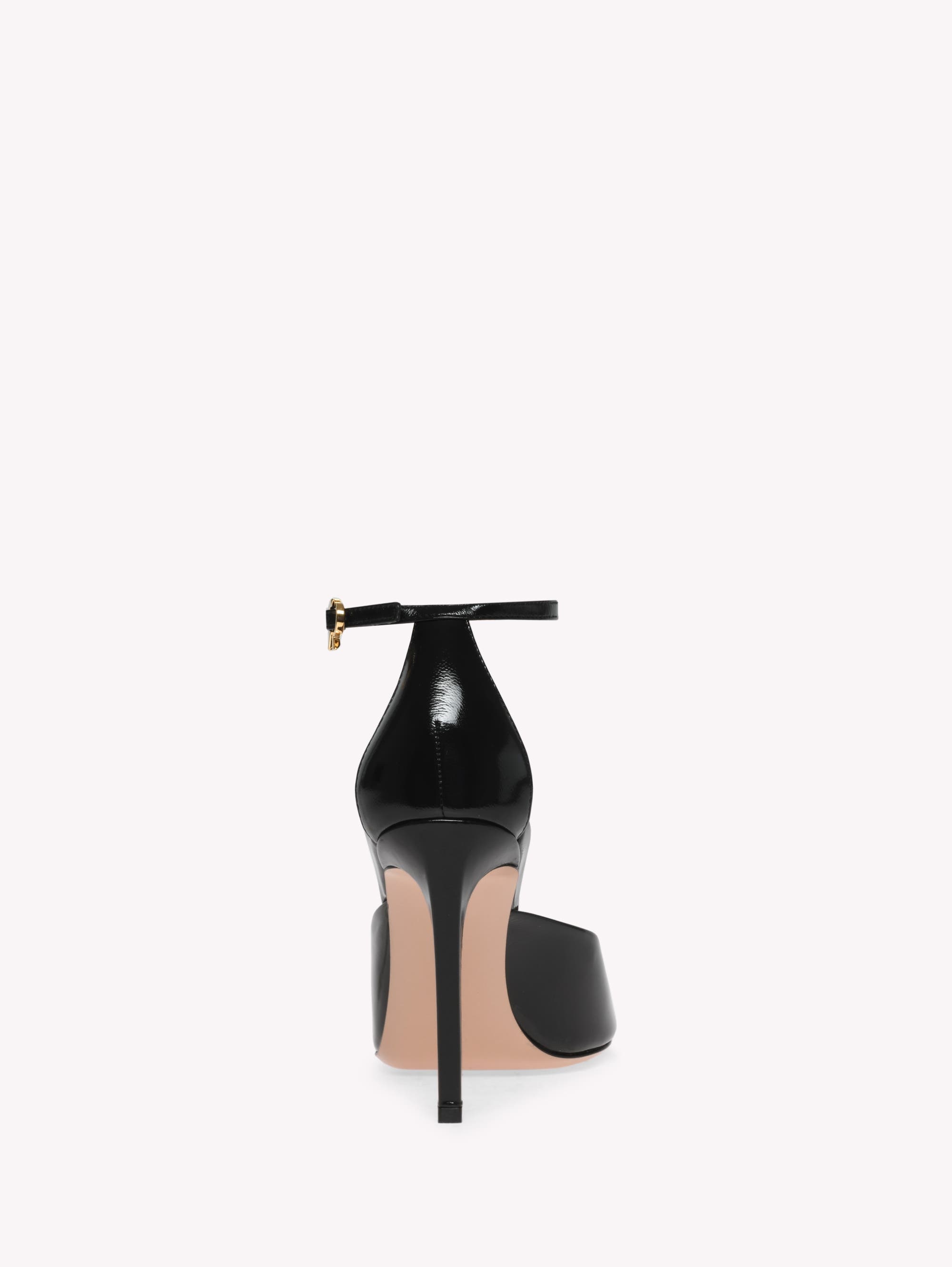 Gianvito Rossi Ethel Sandal in Black Nappa at Nordstrom - 4