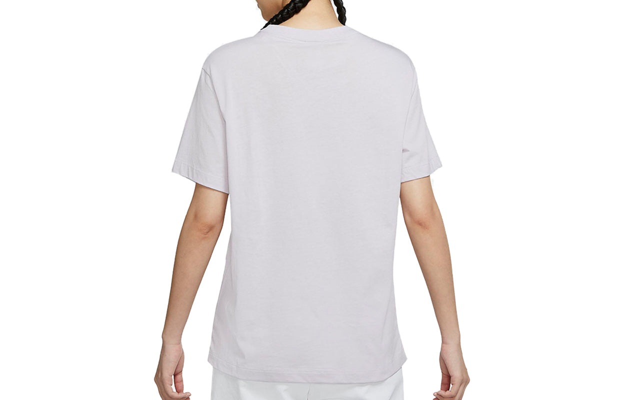 (WMNS) Nike Sportswear Essntl Top Ss Bf Tee Purple DH4256-511 - 2