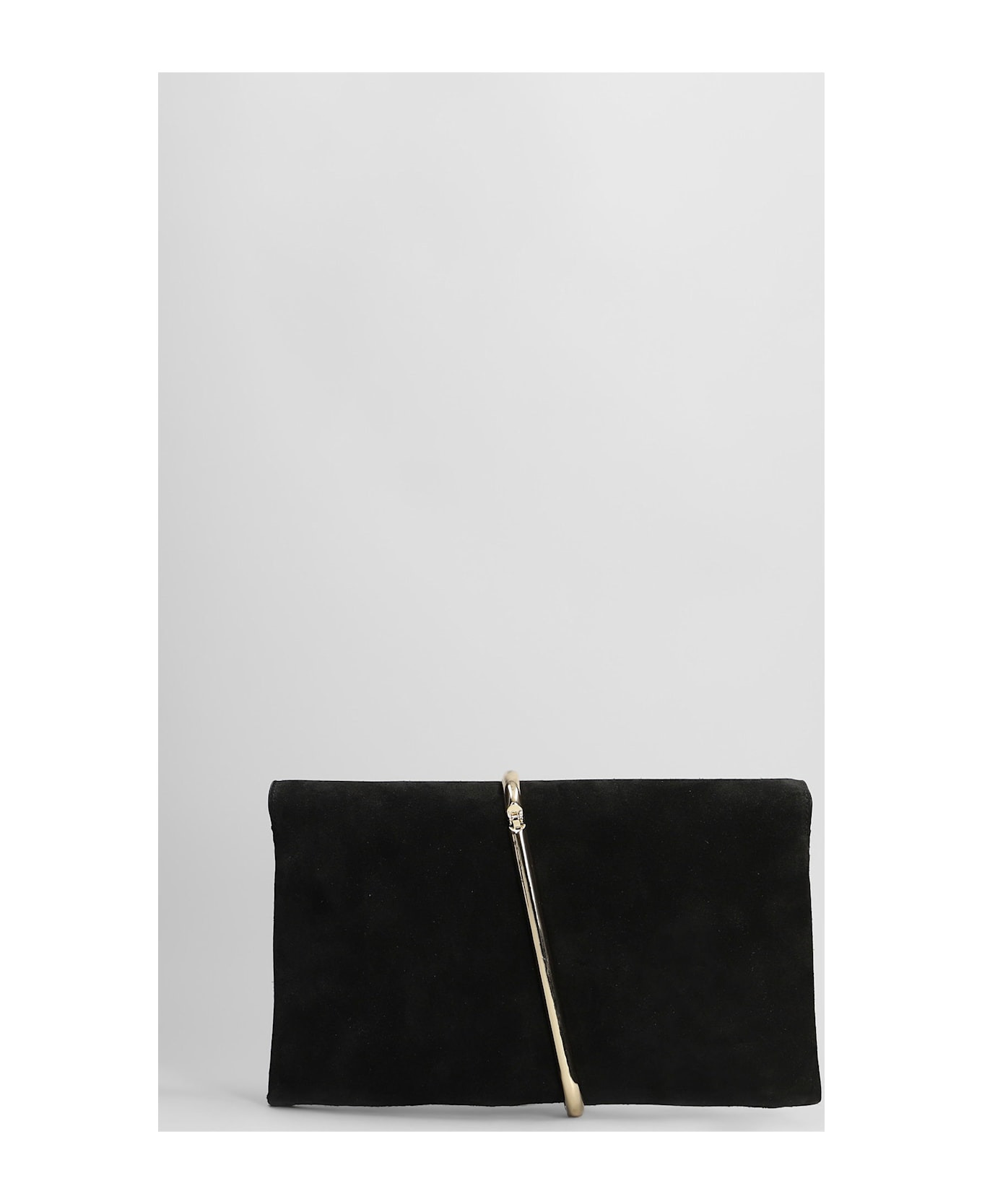 Amaya Clutch In Black Leather - 3