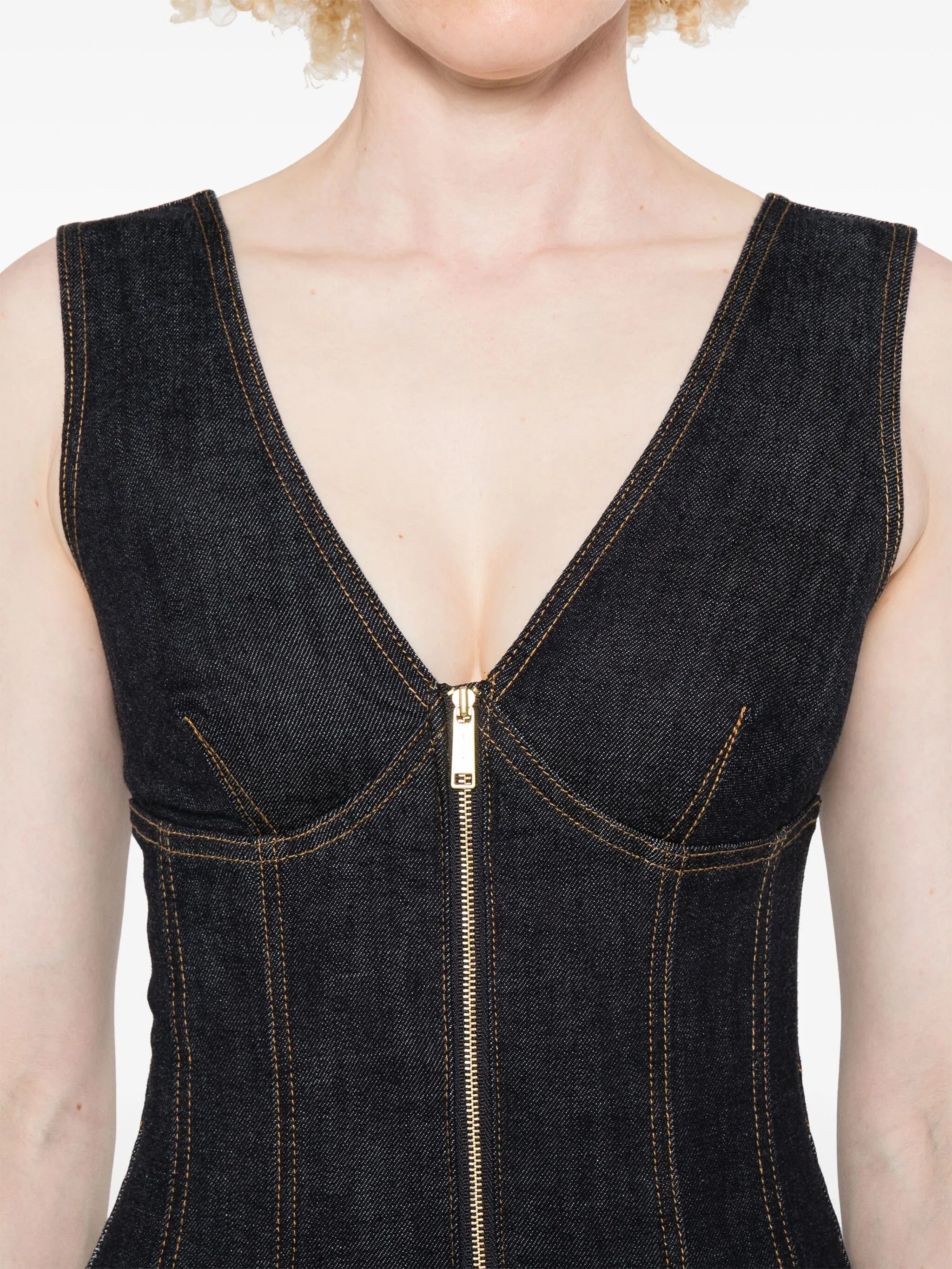 Self Portrait Denim Dress - 3