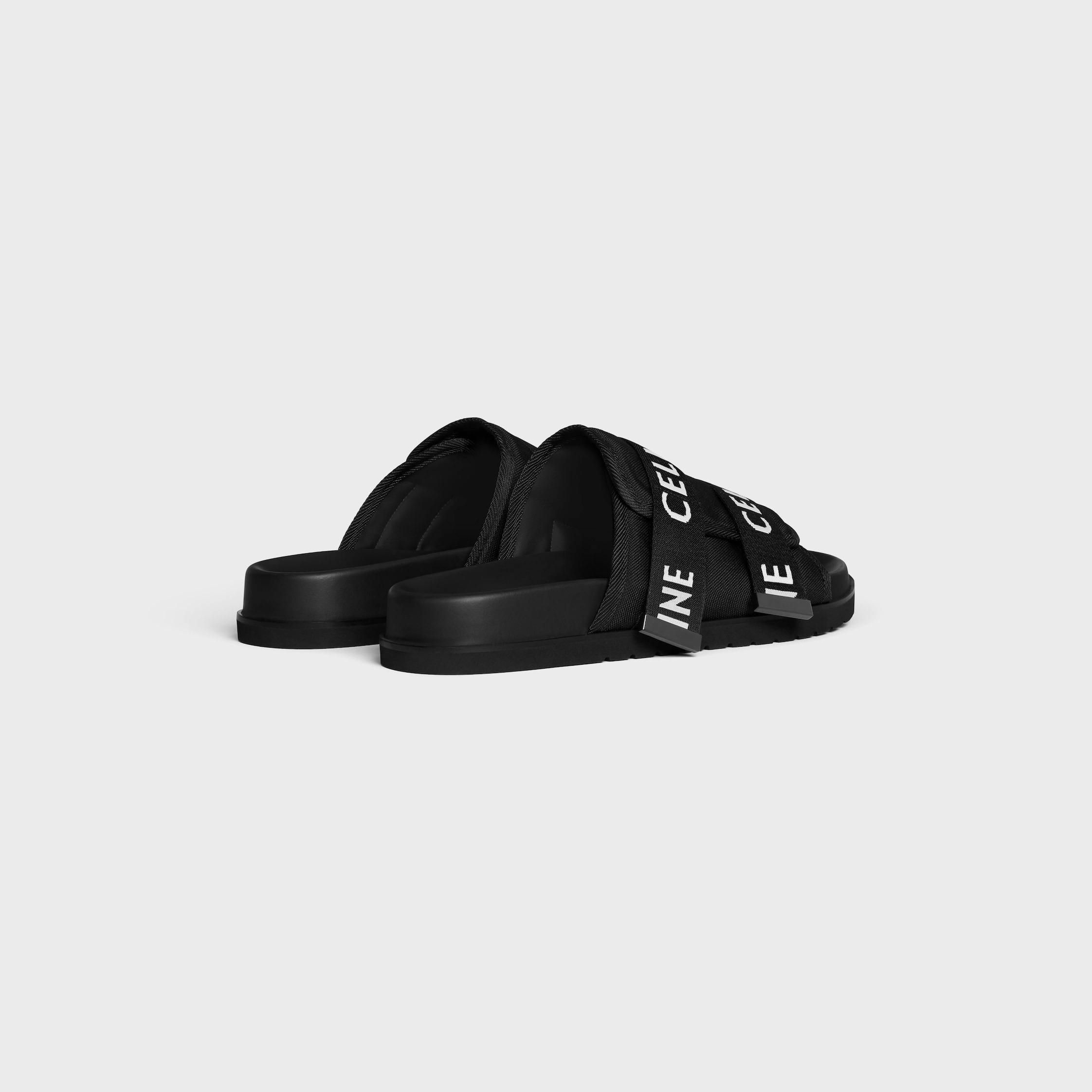 CELINE PITEA STRAPPY SANDAL IN "CELINE" JACQUARD - 3