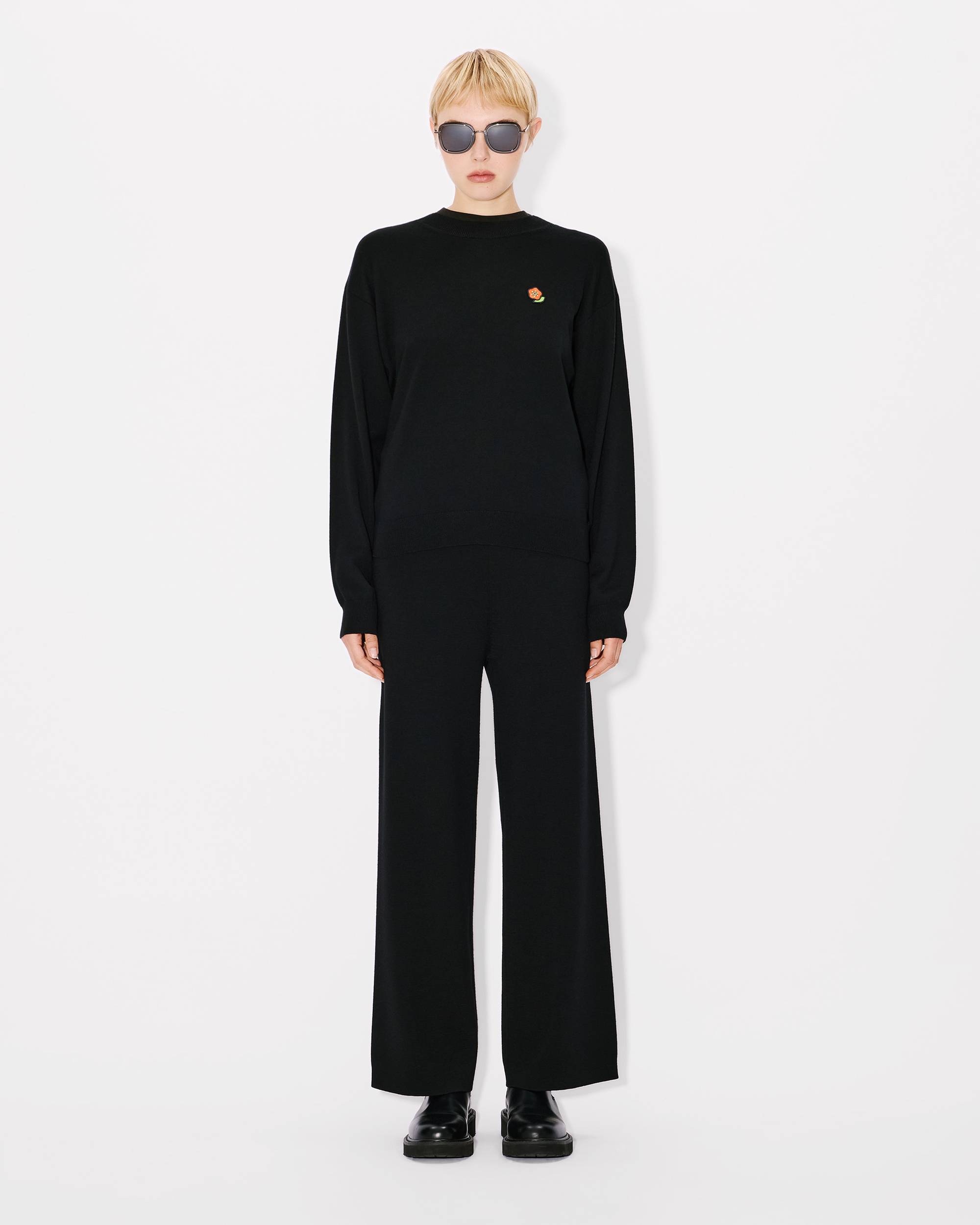 'KENZO Pop' embroidered jumper in merino wool - 5