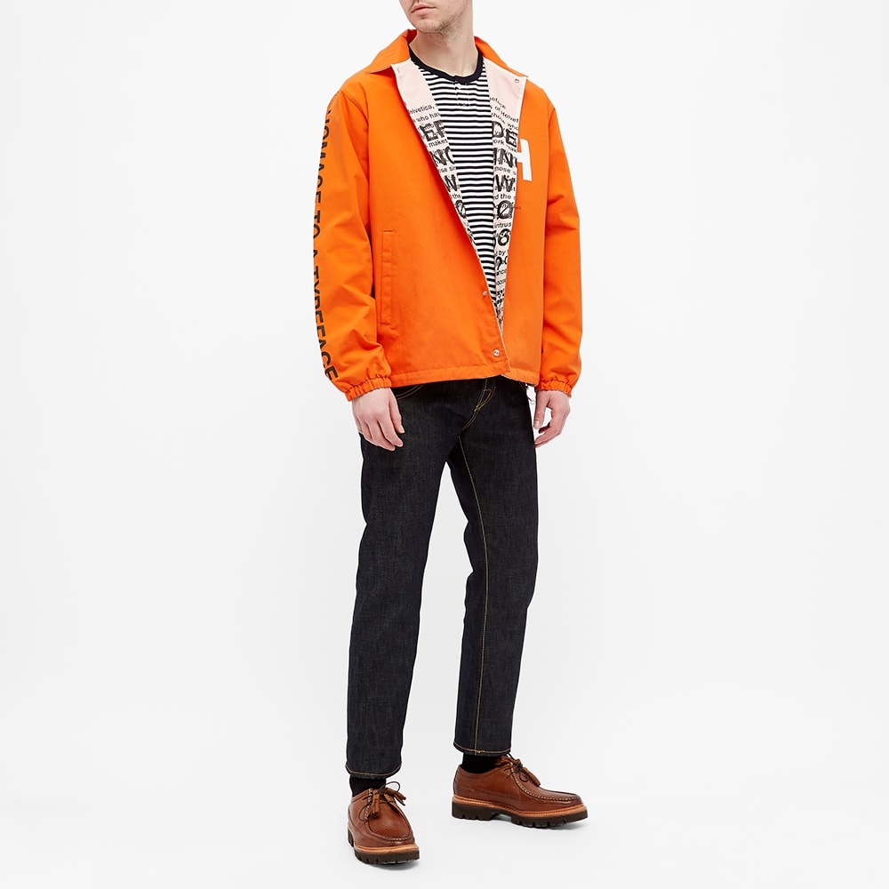 Junya Watanabe MAN Helvetica Reversible Printed Coach Jacket - 10