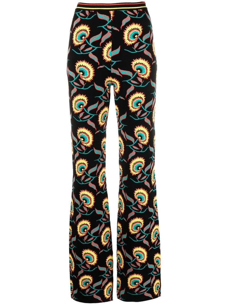 floral-print trousers 1