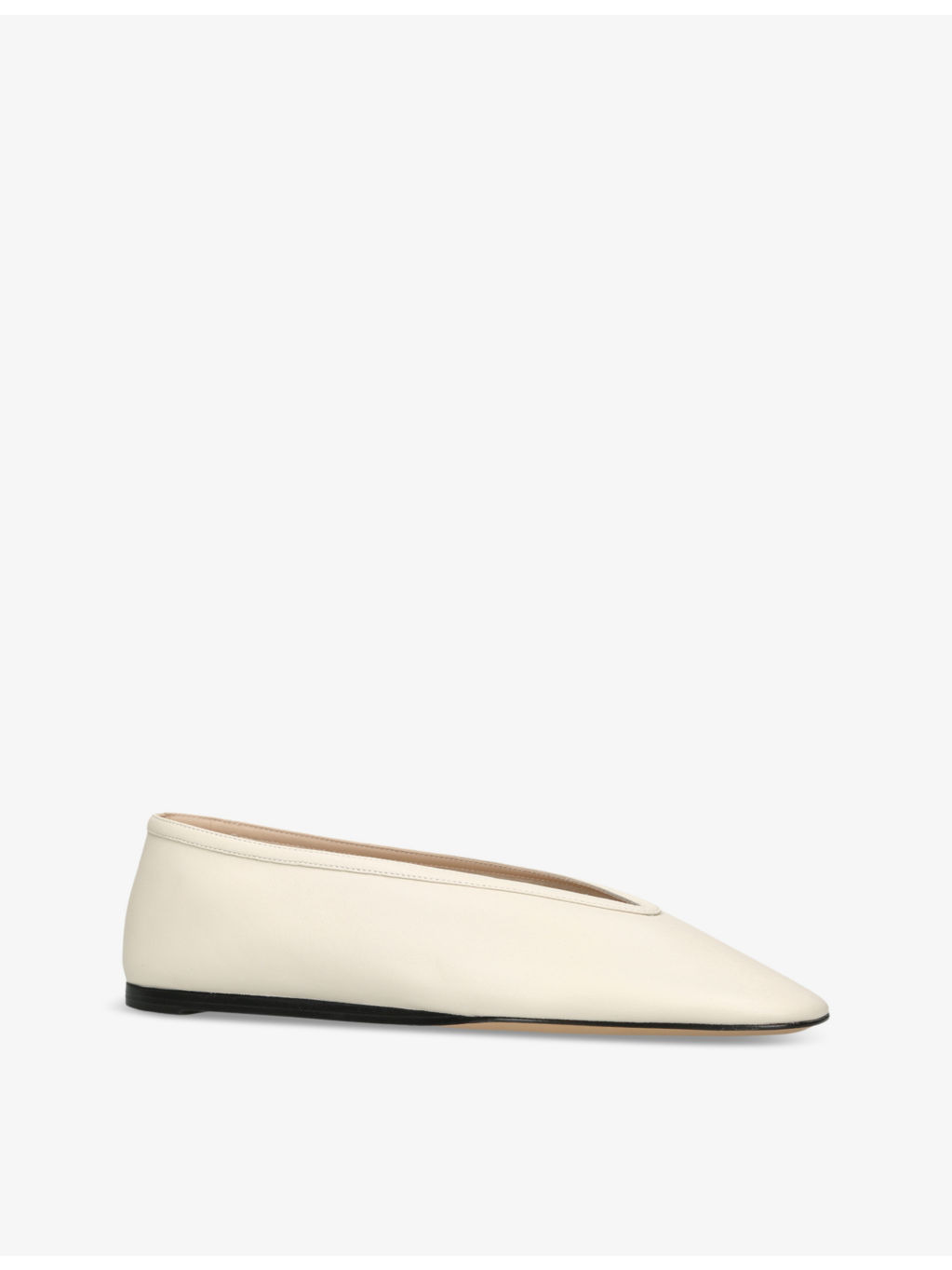 Luna pointed-toe leather pumps - 3