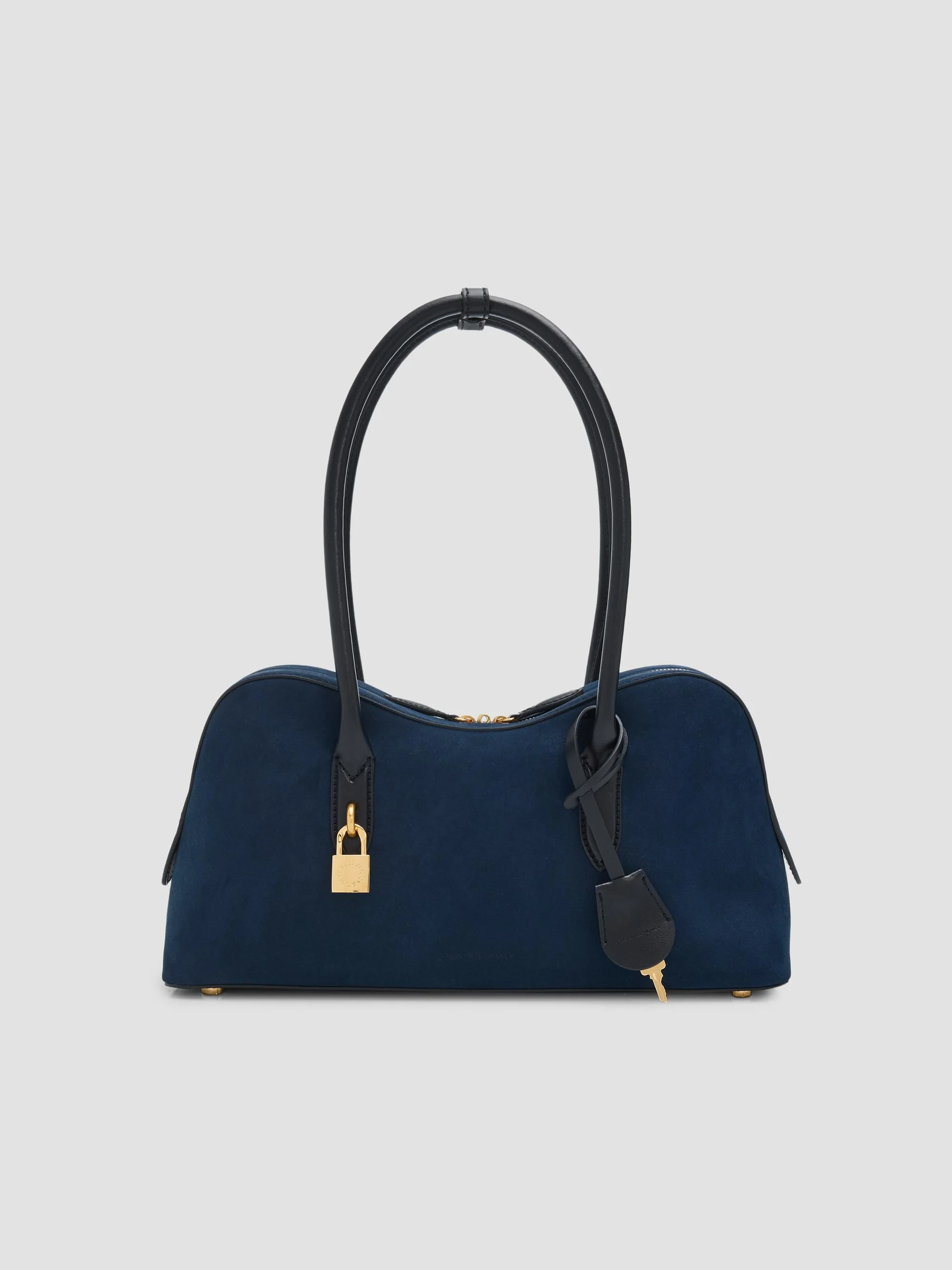 Women's Stella Ryder Suede Top Handle Bag - Navy - 1
