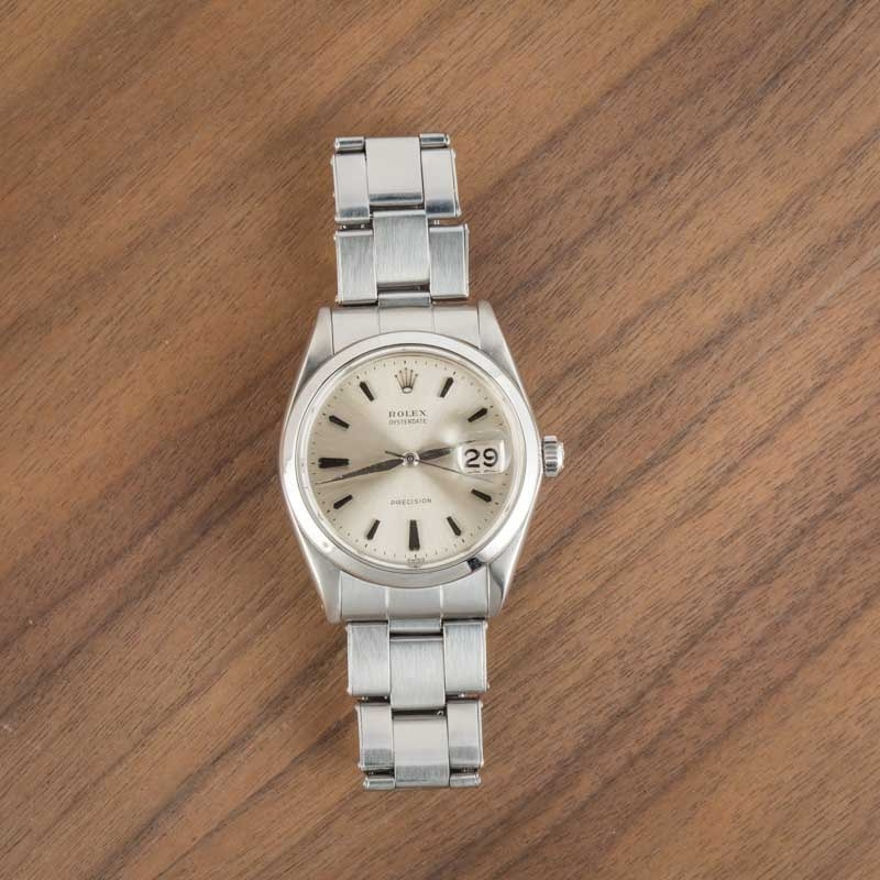Pre-owned Rolex OysterDate 6694 Steel - 6