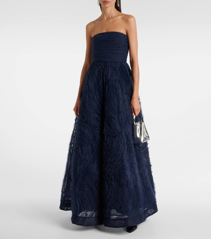 REBECCA VALLANCE Fernanda organza gown outlook