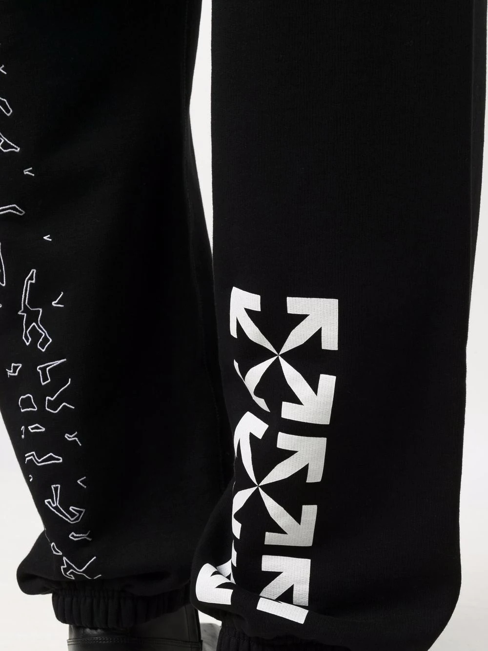 Arrows logo-print track pants - 5