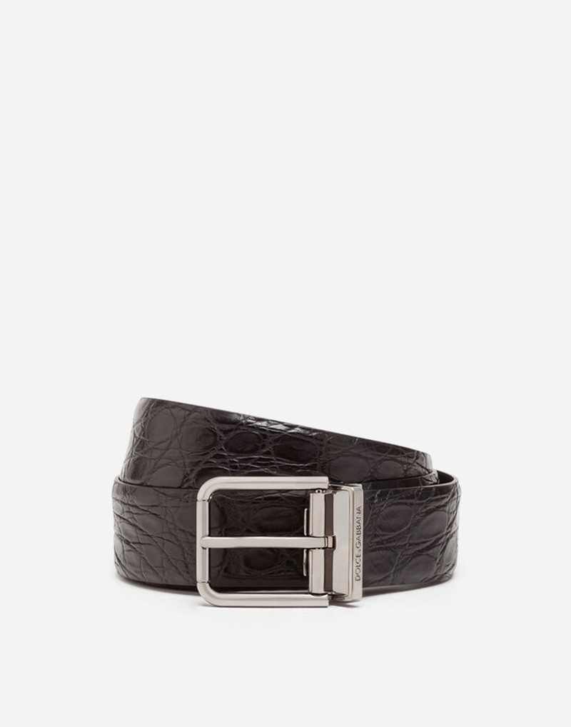 Crocodile nappa belt 1