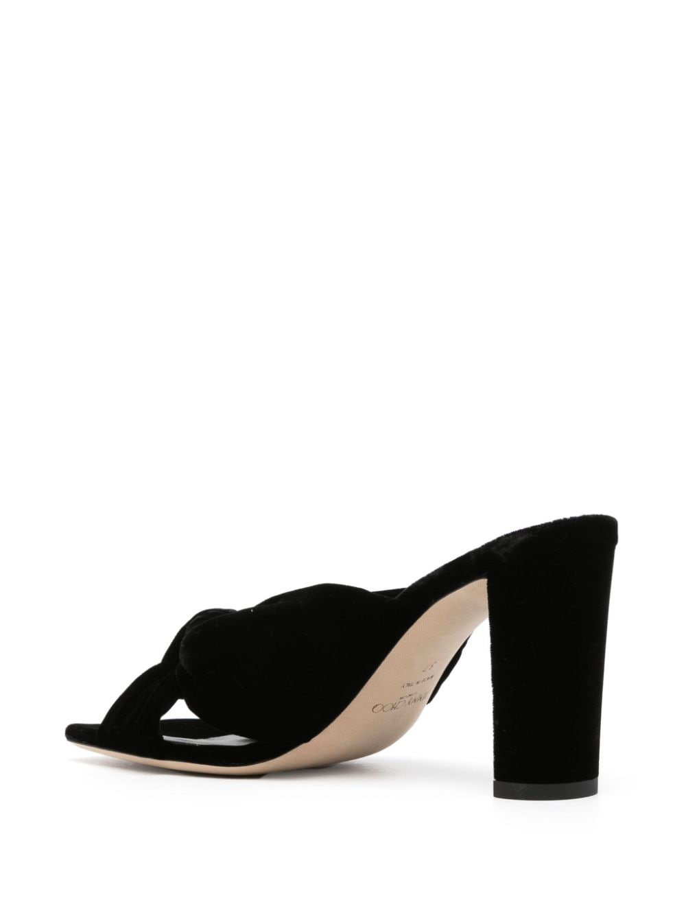 85mm Avenue velvet mules - 3