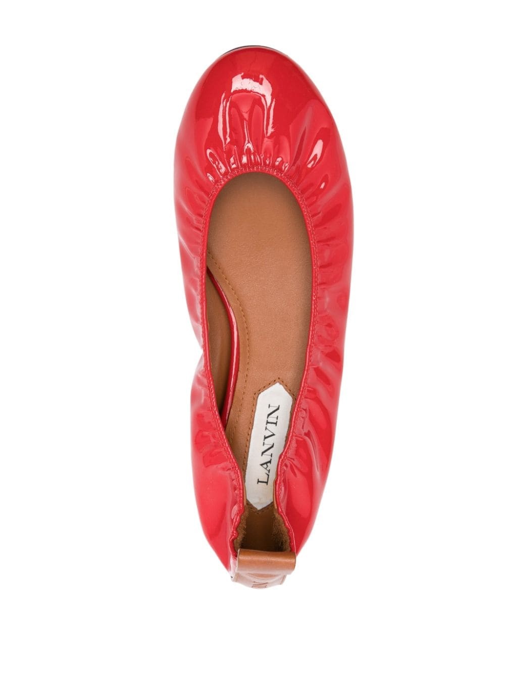 patent leather ballerina shoes - 4