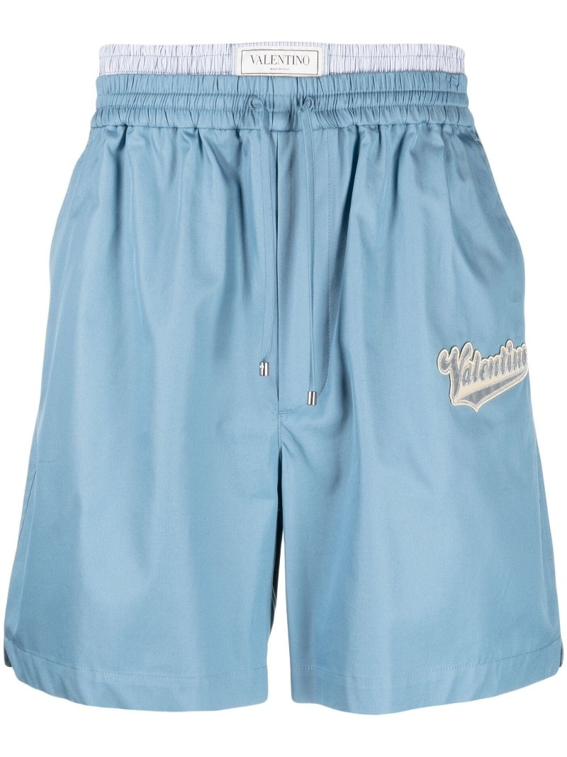 logo-patch shorts 1