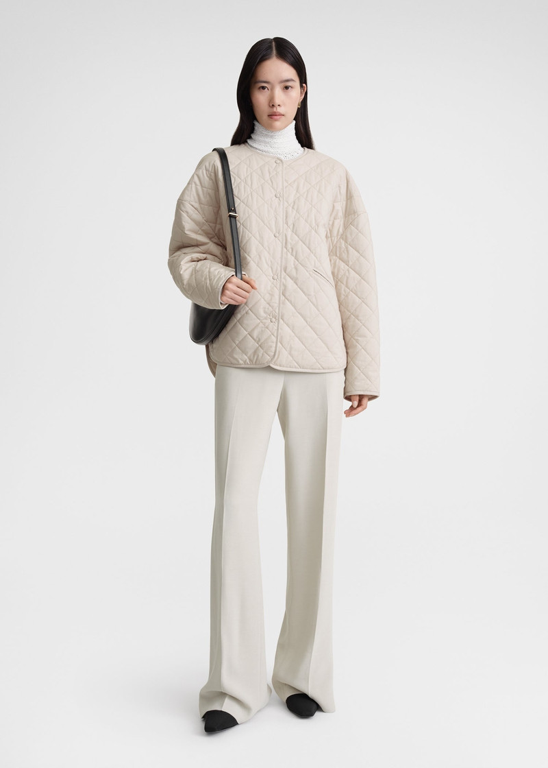 Totême Quilted jacket pebble outlook