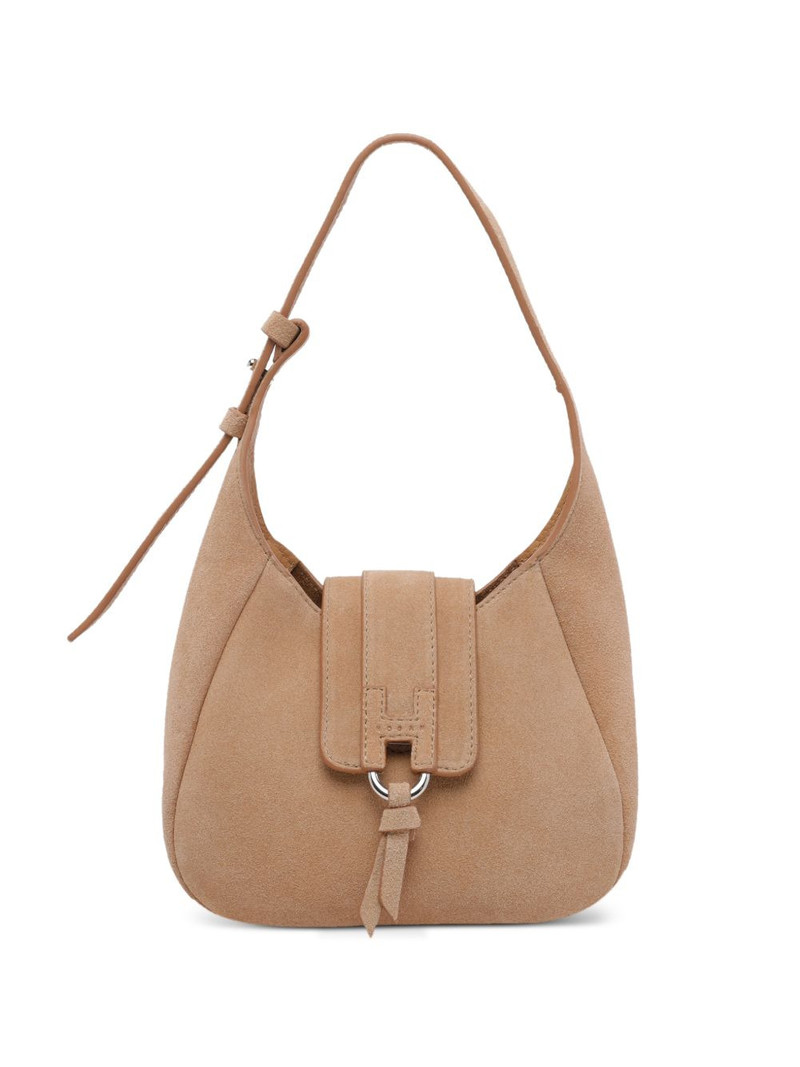 suede logo-detail mini bag 1