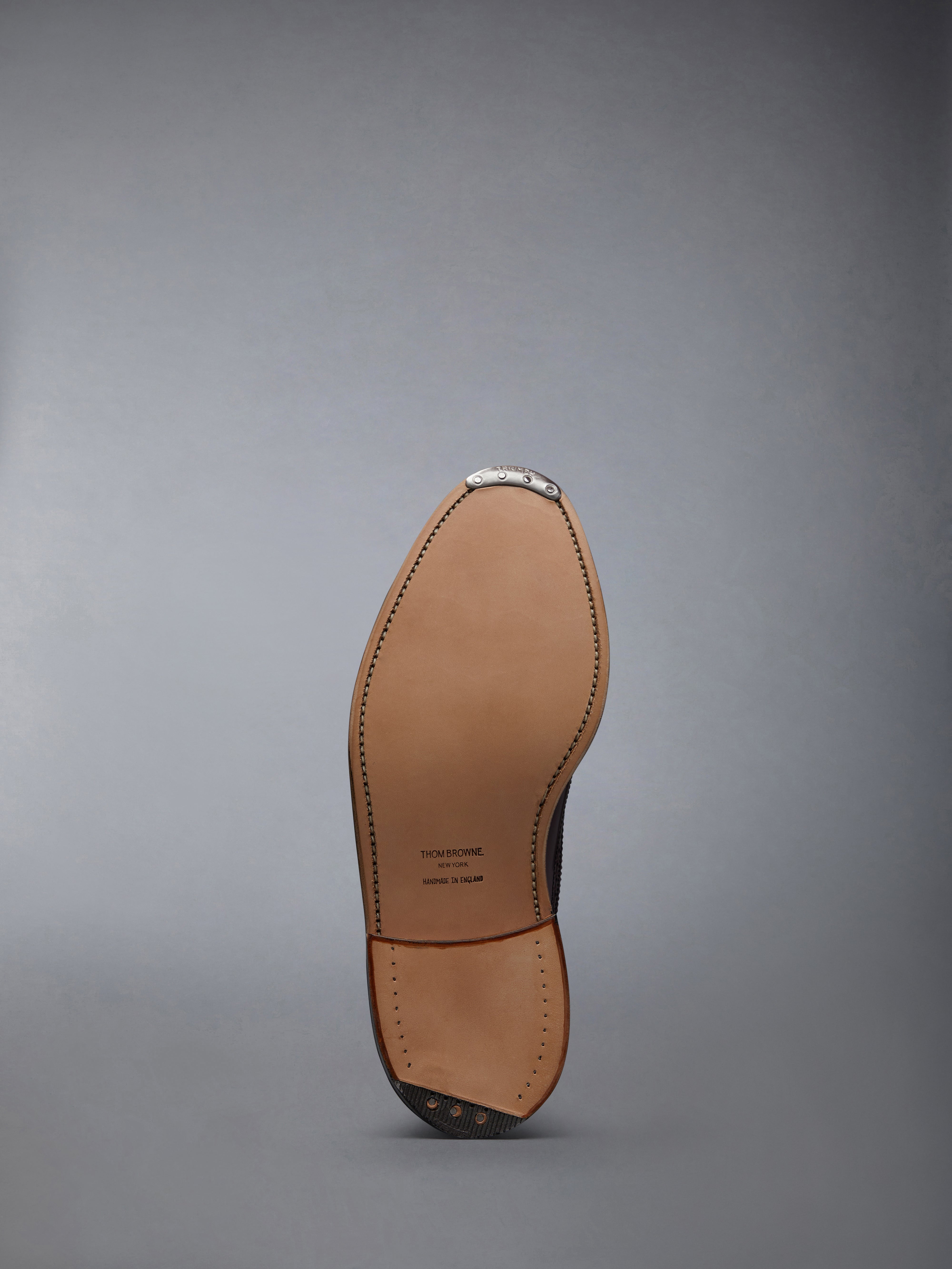 POLISHED CALF LEATHER SOLE LONGWING BROGUES - 6