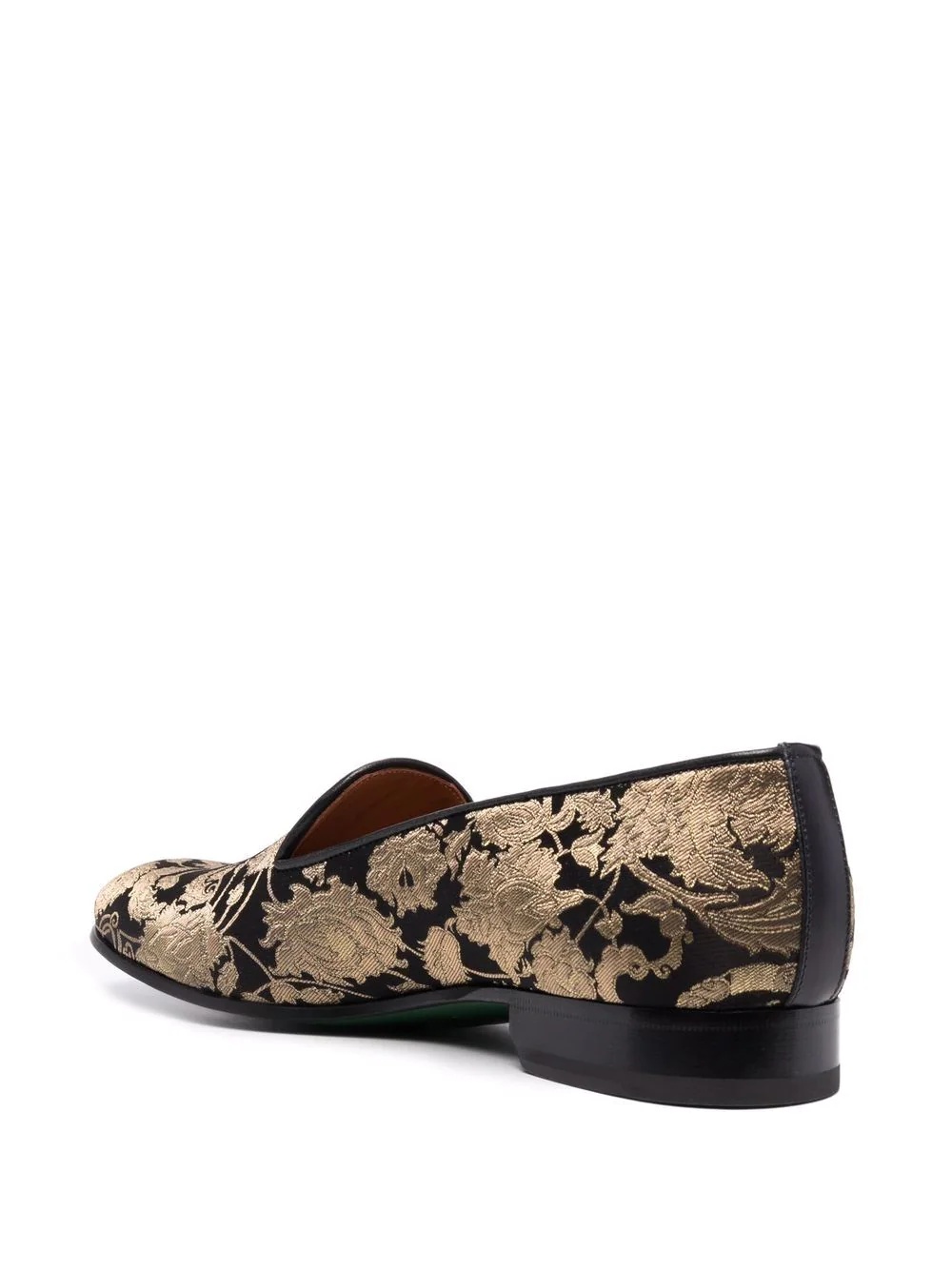 paisley jacquard slippers - 3