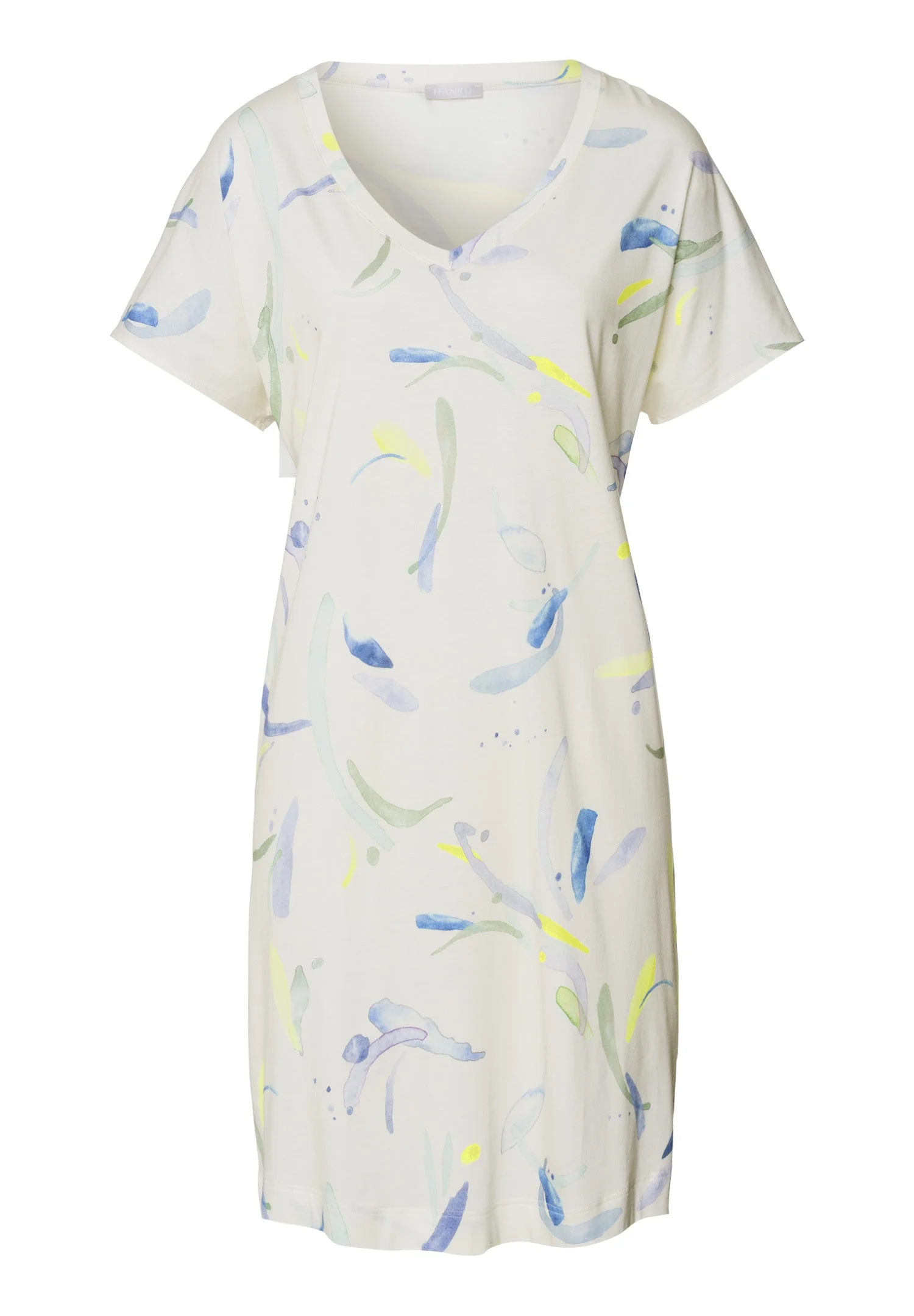 Sleep And Lounge V-Neck Cotton And TENCEL™ Nightgown - 1
