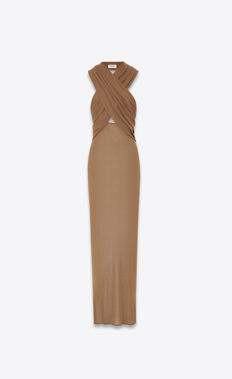 hooded dress in knit 1