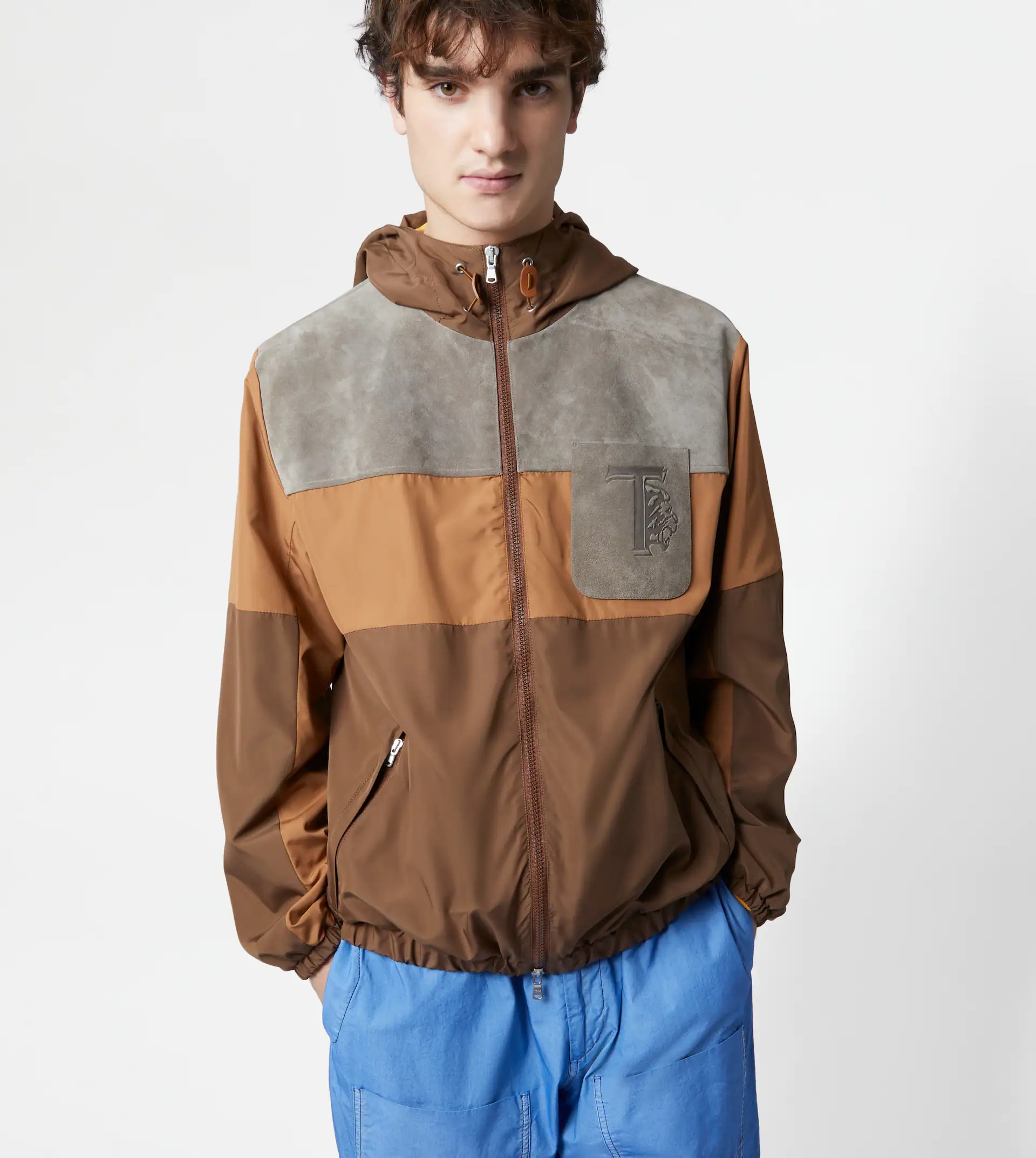 WINDBREAKER - BROWN, BEIGE, ORANGE - 7