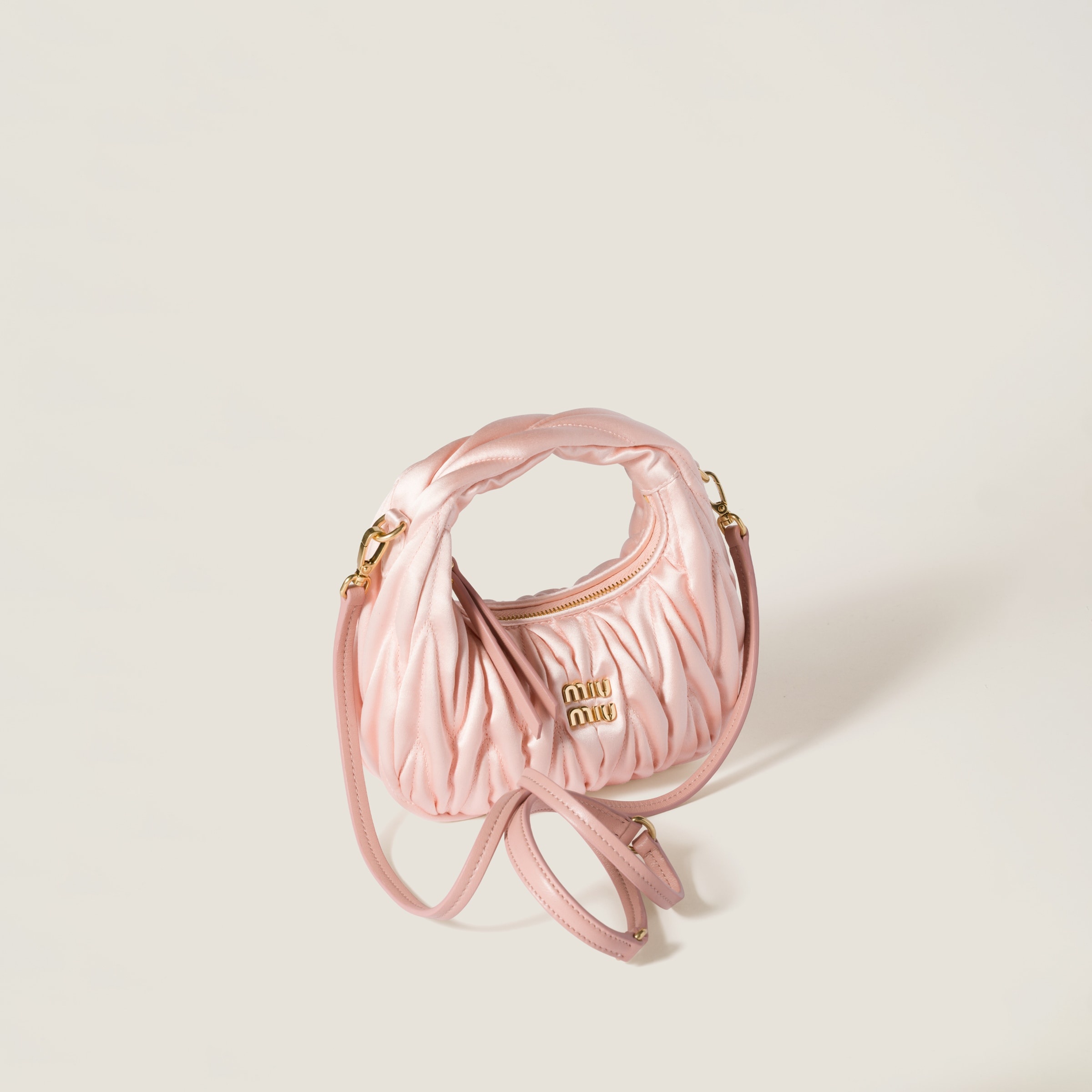 Wander matelassé satin mini-bag - 2