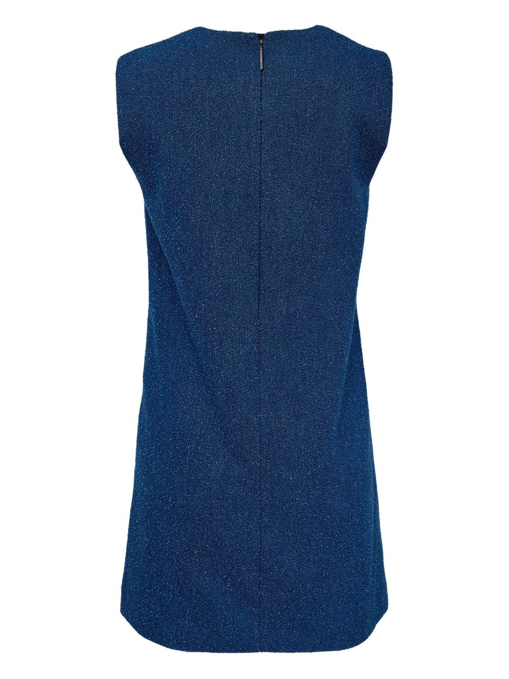 sleeveless belted dress - 2