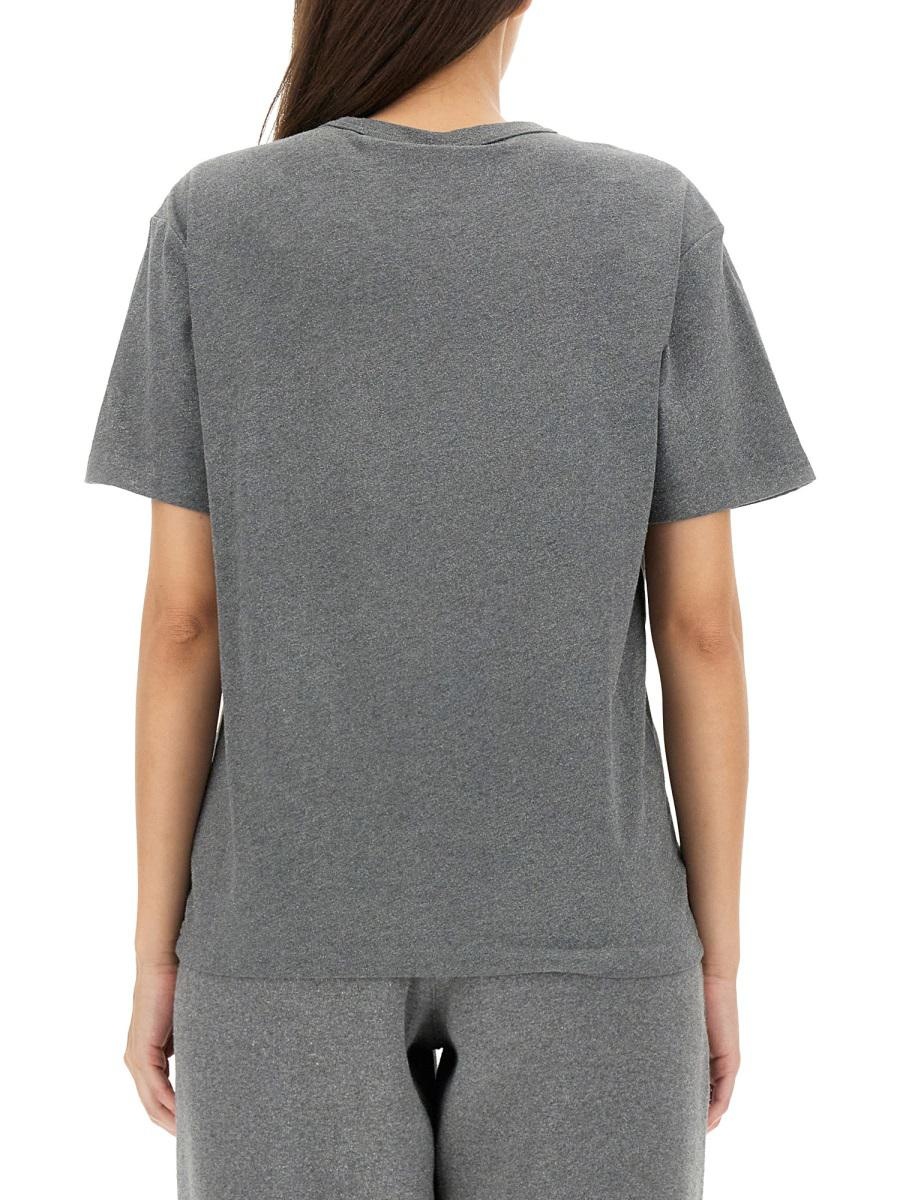 T BY ALEXANDER WANG T-SHIRT WITH LOGO - 3