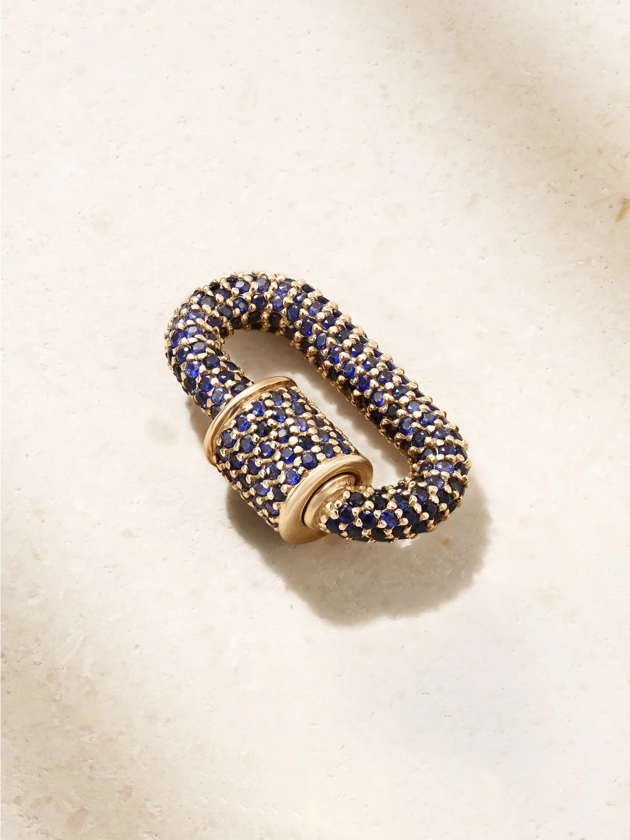Allstone Chubby Babylock 14-karat Gold Sapphire Pendant - 1