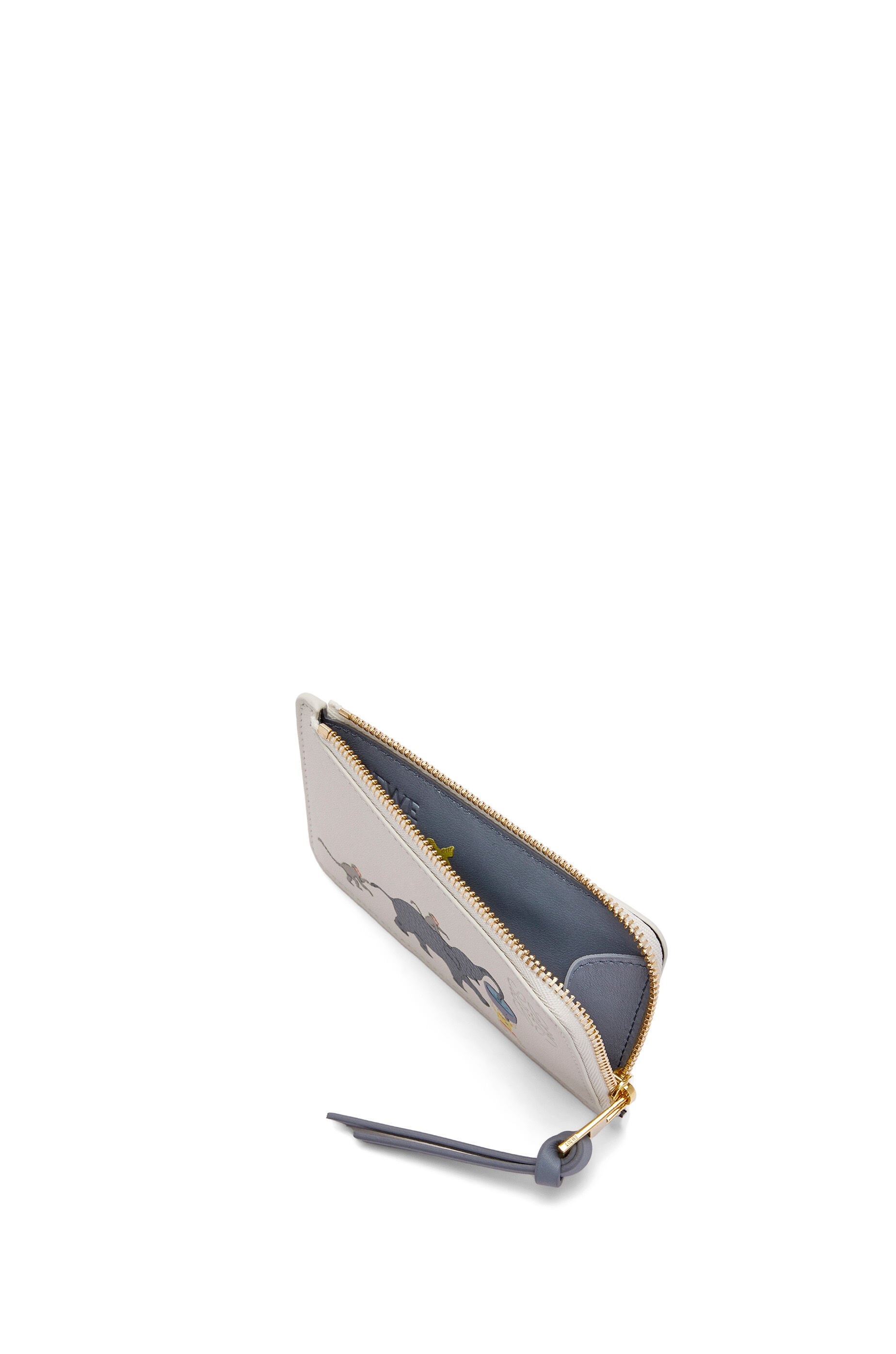 Elephant coin cardholder in satin calfskin - 3
