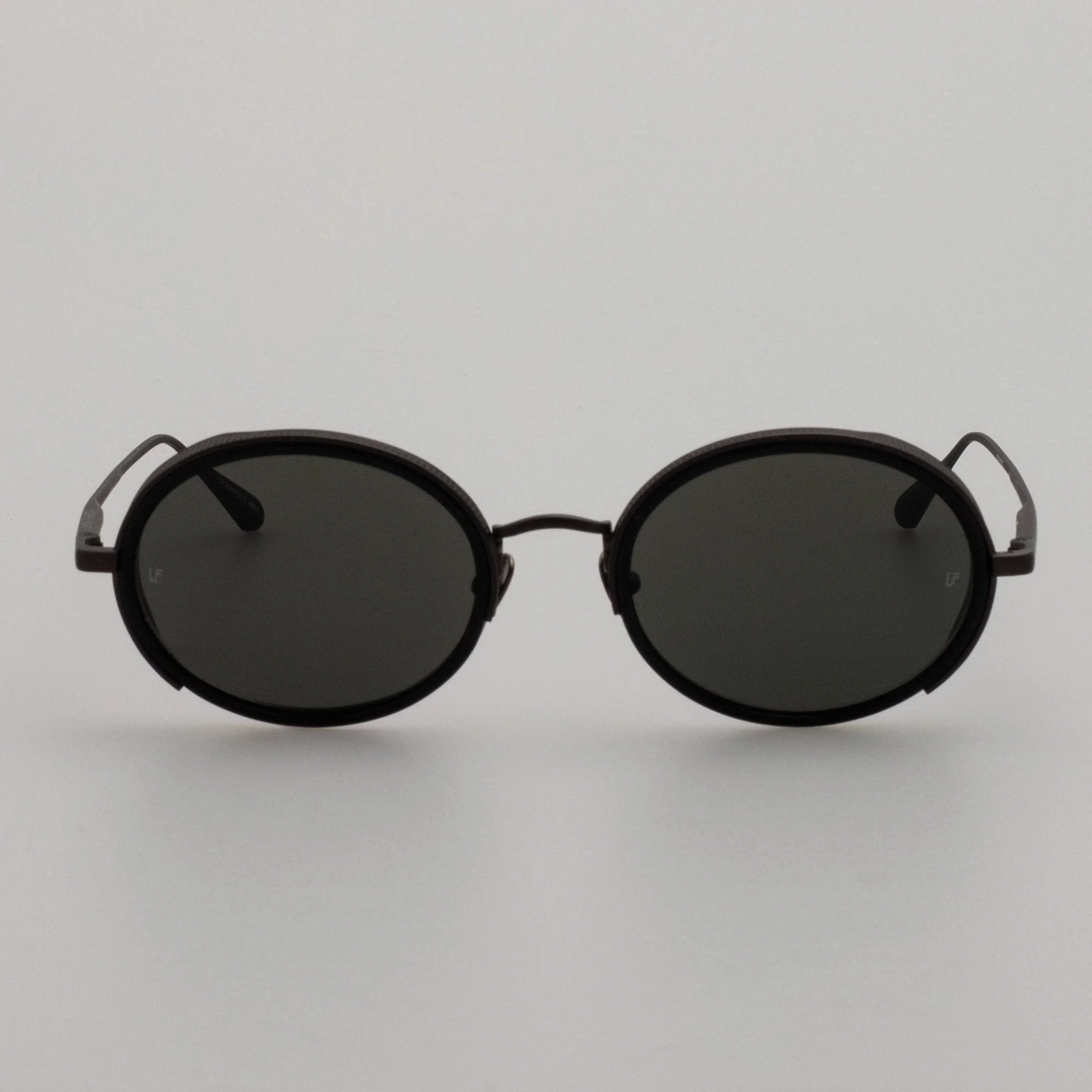FINN OVAL SUNGLASSES IN NICKEL - 1