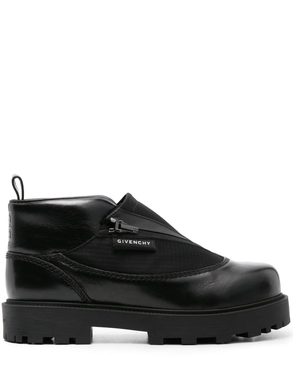 Givenchy Men Storm Leather Ankle Boots - 1