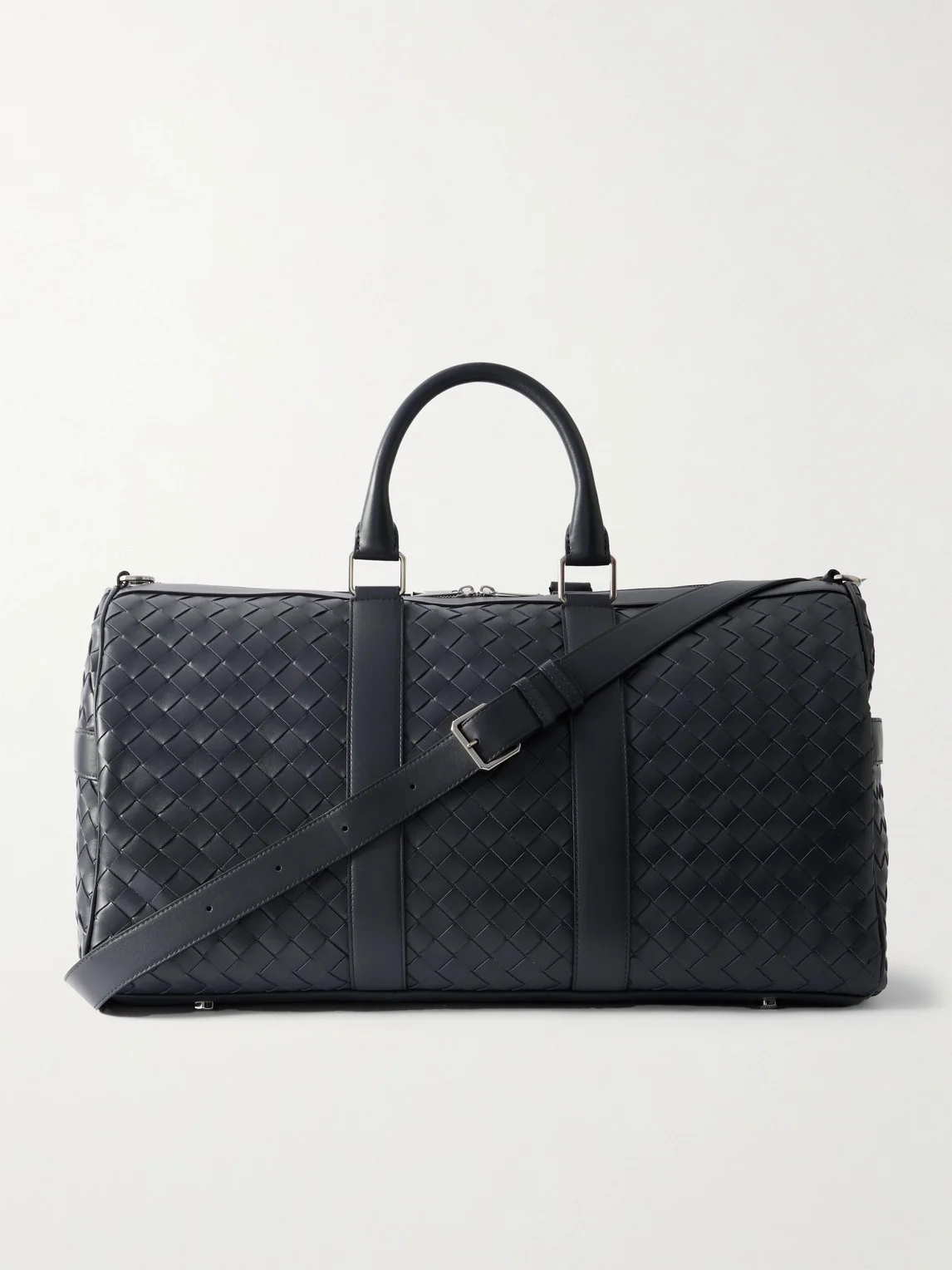Intrecciato Leather Weekend Bag - 1