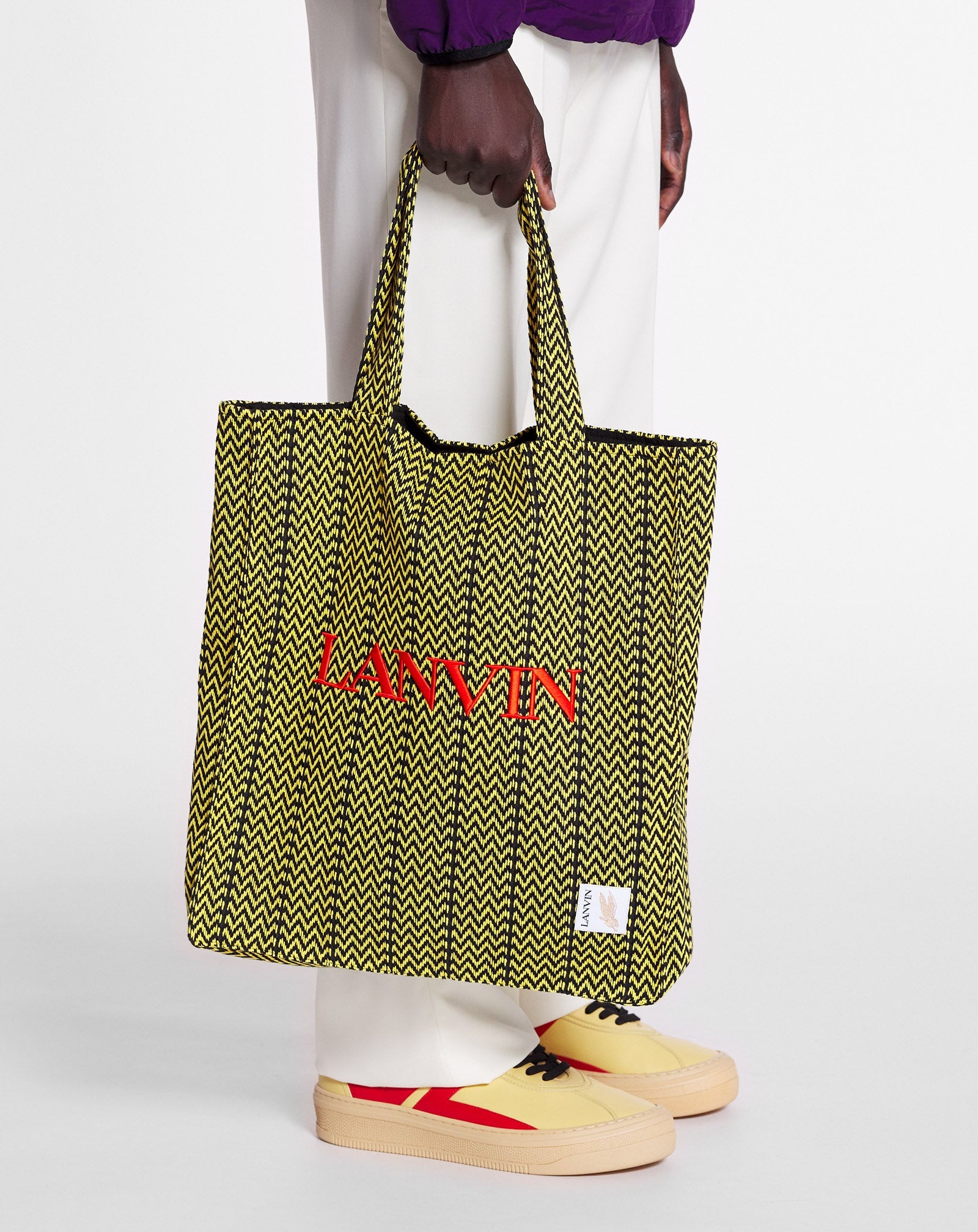 LANVIN X FUTURE CURB COTTON TOTE BAG - 2