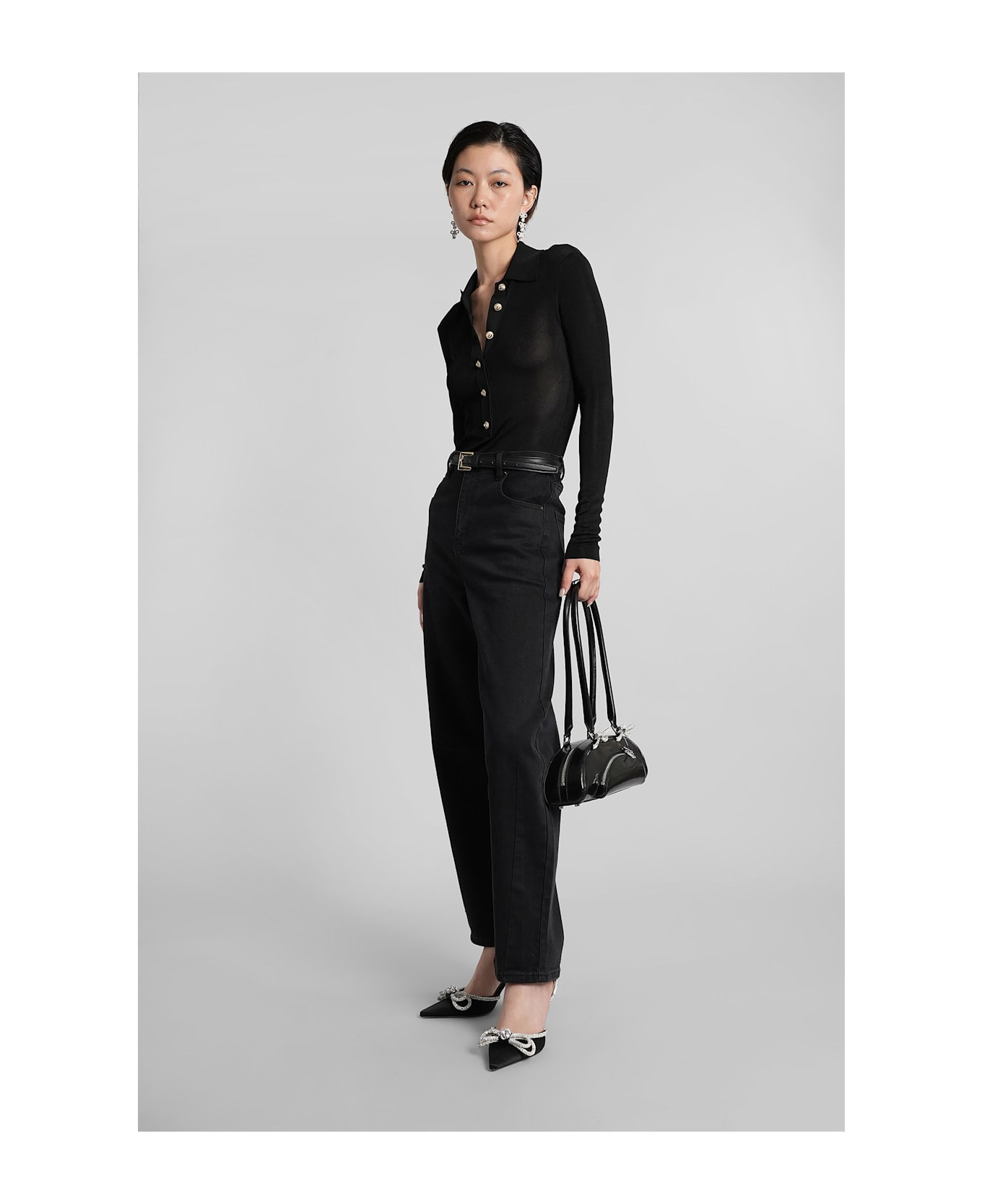 Body In Black Viscose - 2