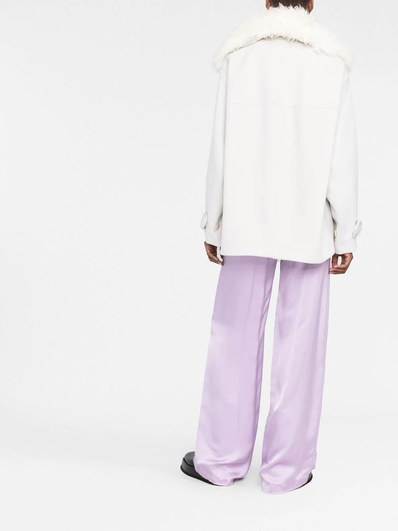 faux-fur collar wool coat 4
