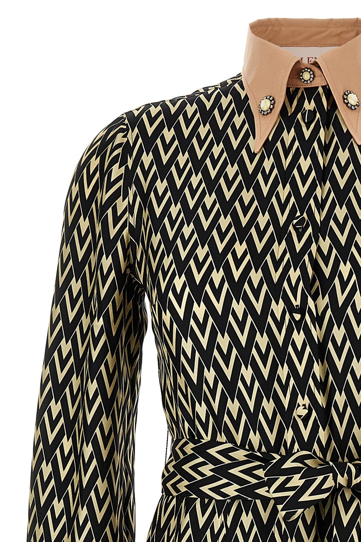 Valentino Garavani Women Valentino Garavani 'Toute La V' Midi Dress - 3
