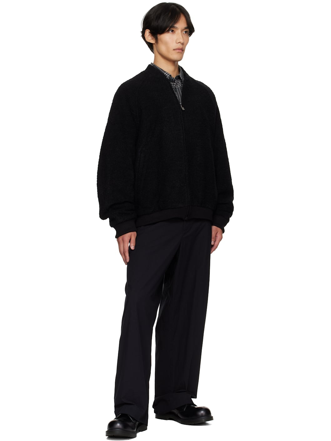 Black Raglan Jacket - 4