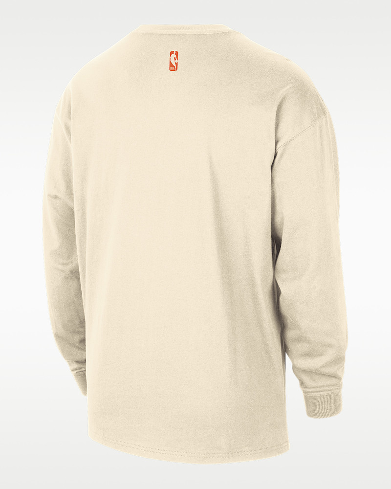 Nike NYC Knicks Essential City Edition Men's Nike NBA Long-Sleeve T-Shirt outlook