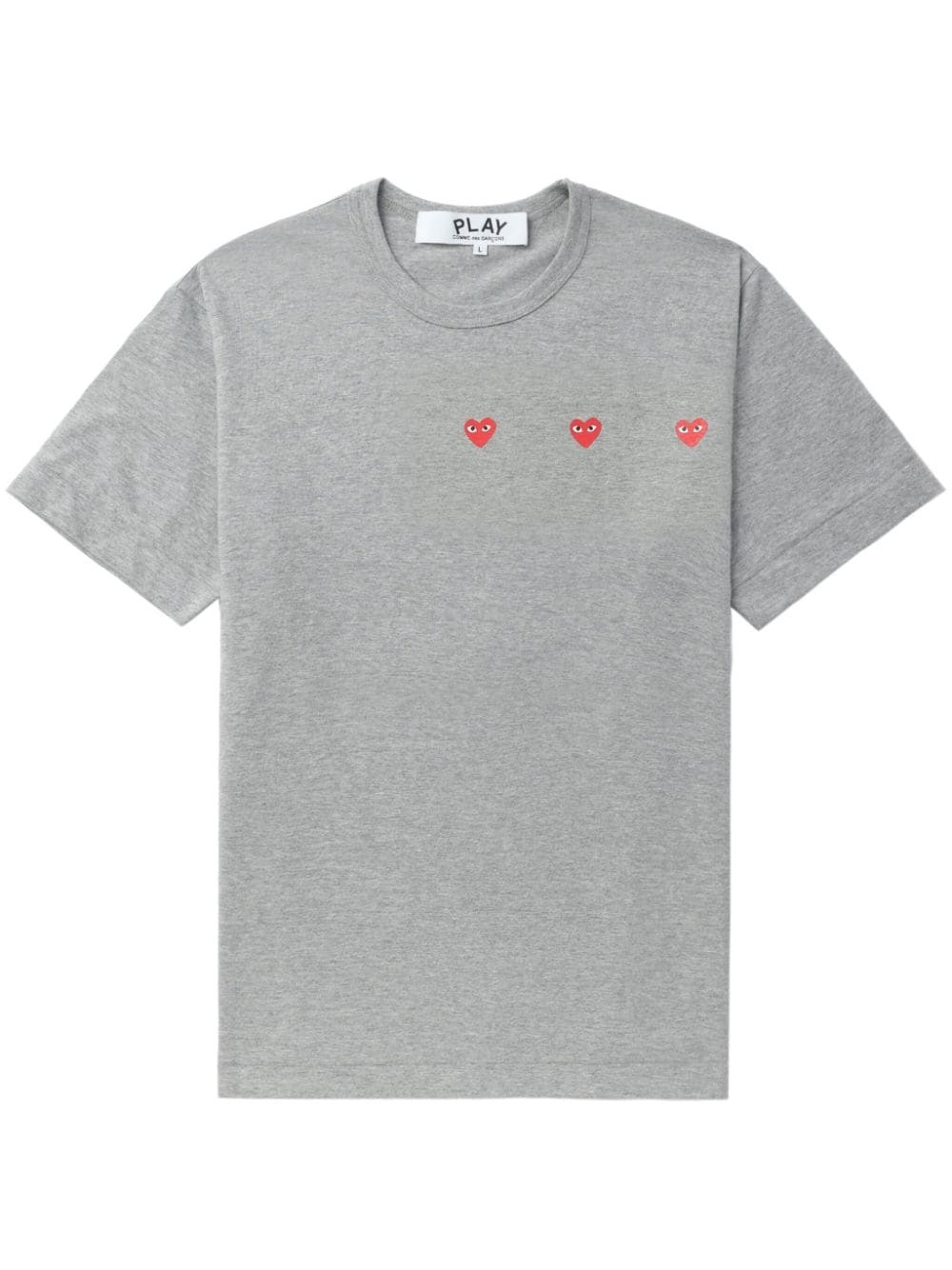 Triple Hearts cotton T-shirt - 1